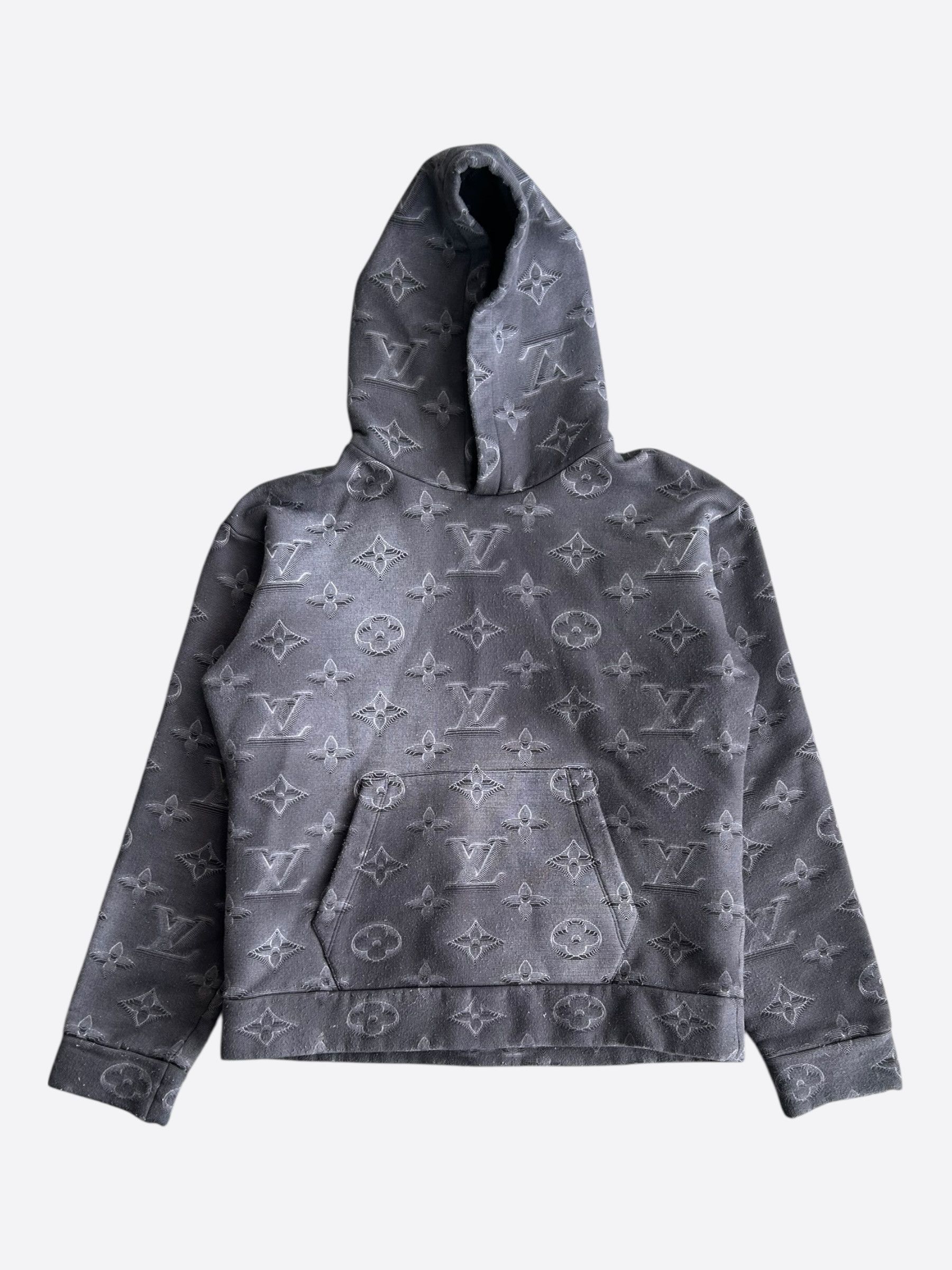 Louis Vuitton Louis Vuitton Grey 2054 Monogram Hoodie Size US M / EU 48-50 / 2 - 1 Thumbnail