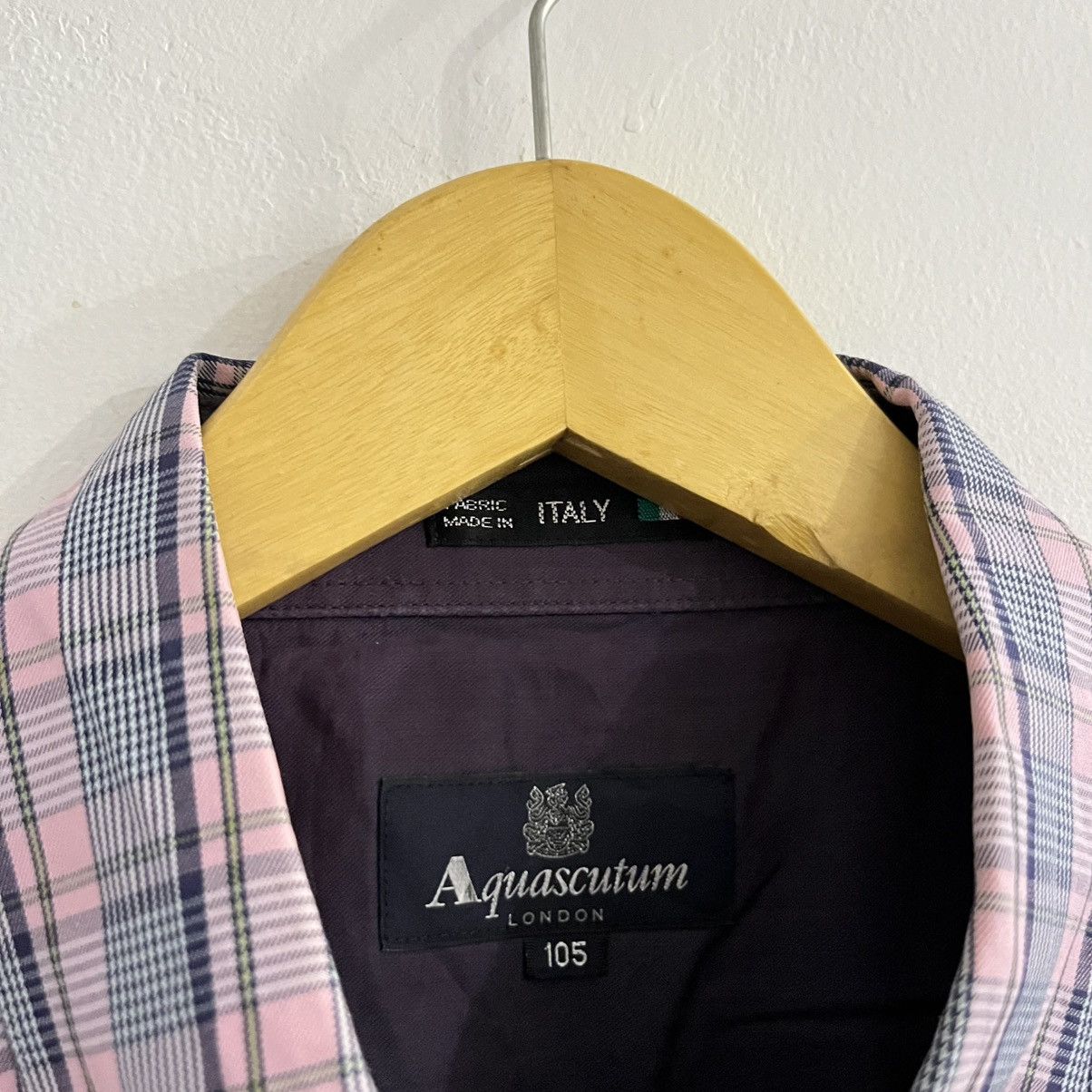 Aquascutum Aquascutum Plaid Button Up Size US L / EU 52-54 / 3 - 4 Thumbnail