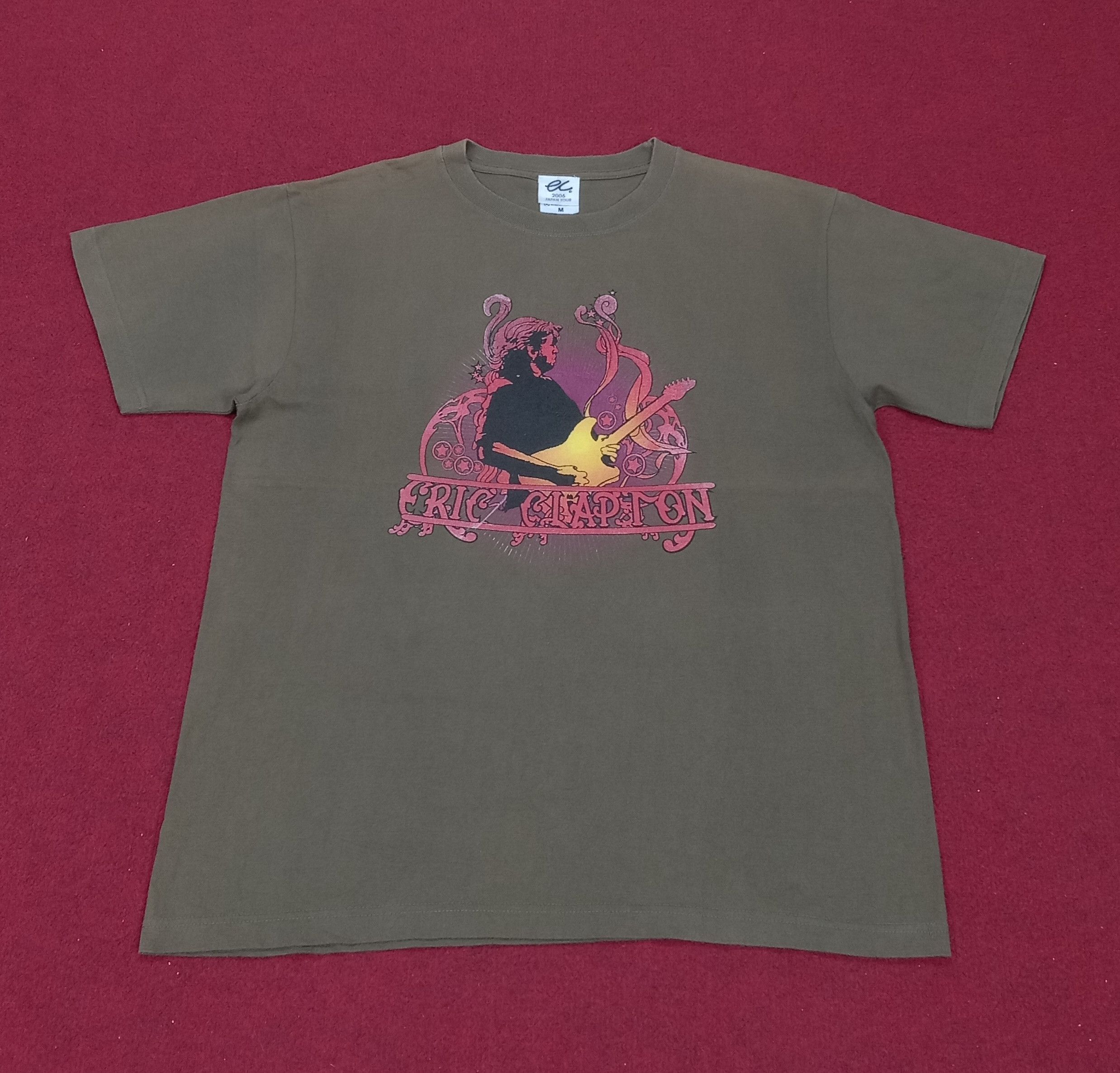 Band Tees × Vintage Eric Clapton Tour Tshirt Singer Music Size US M / EU 48-50 / 2 - 1 Thumbnail