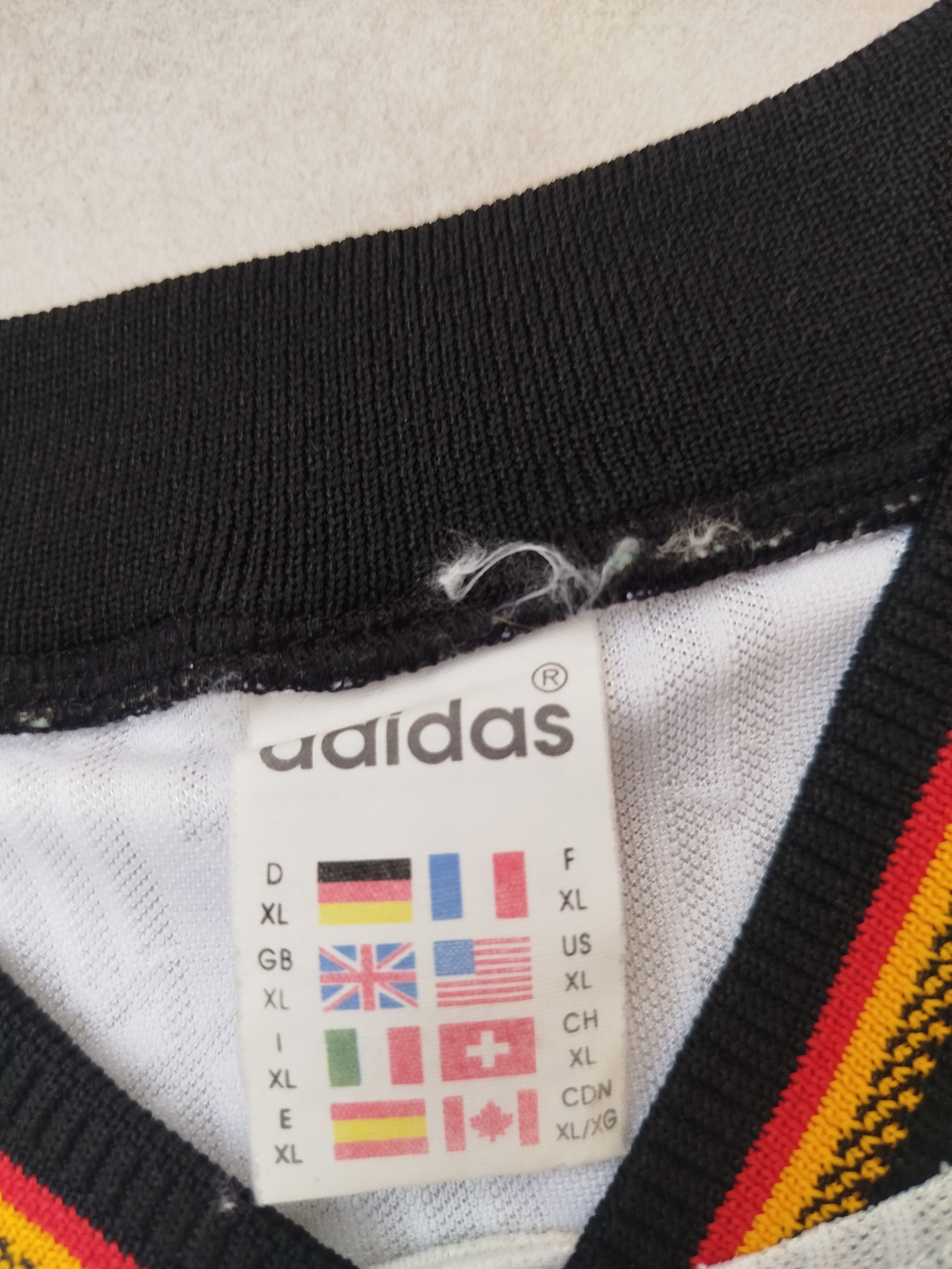Adidas Germany 1996 vintage home football shirt adidas size XL Size US XL / EU 56 / 4 - 4 Thumbnail
