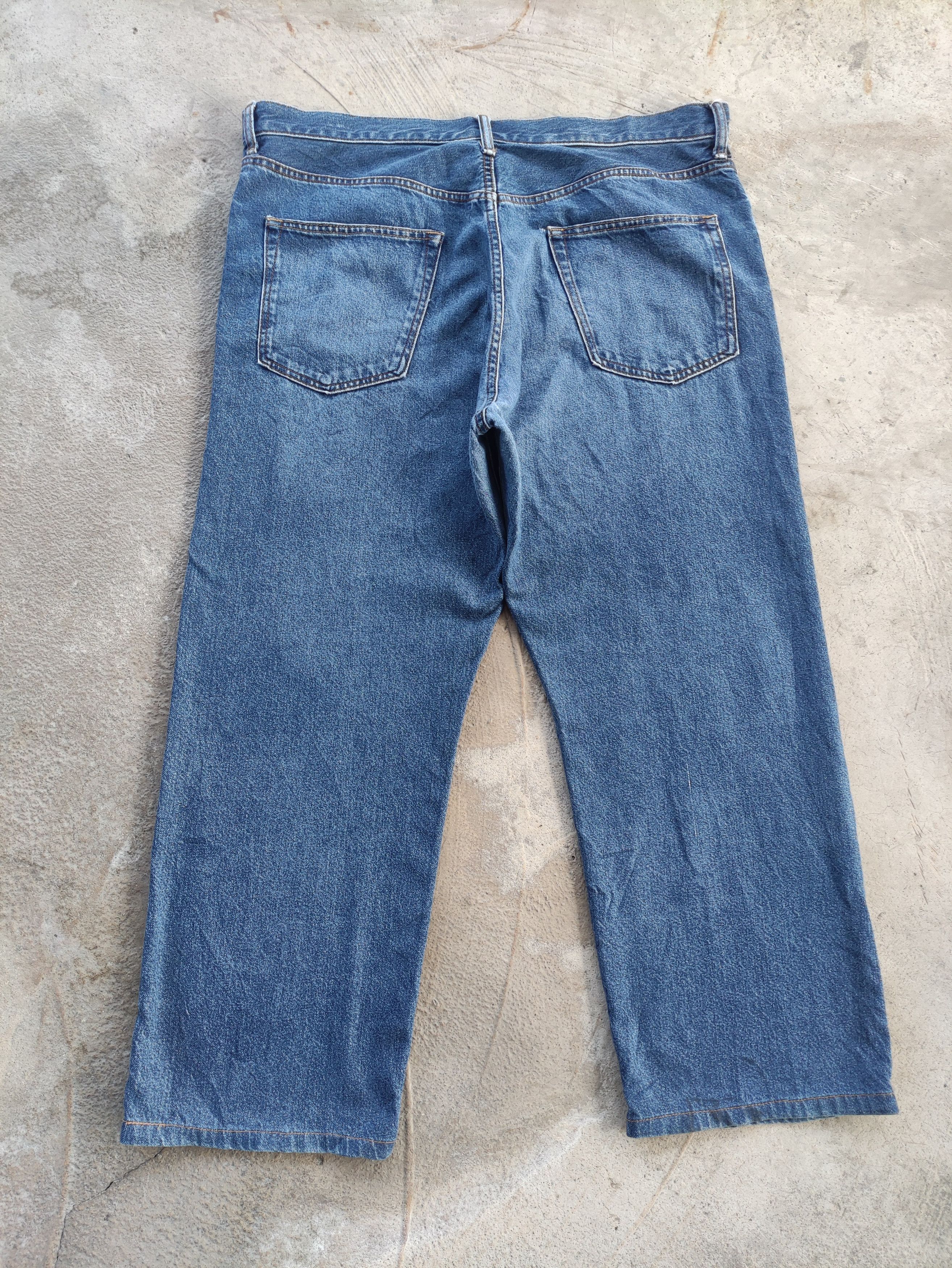 GU Vintage GU Baggy Jean Faded Denim Pants Size US 40 / EU 56 - 8 Thumbnail