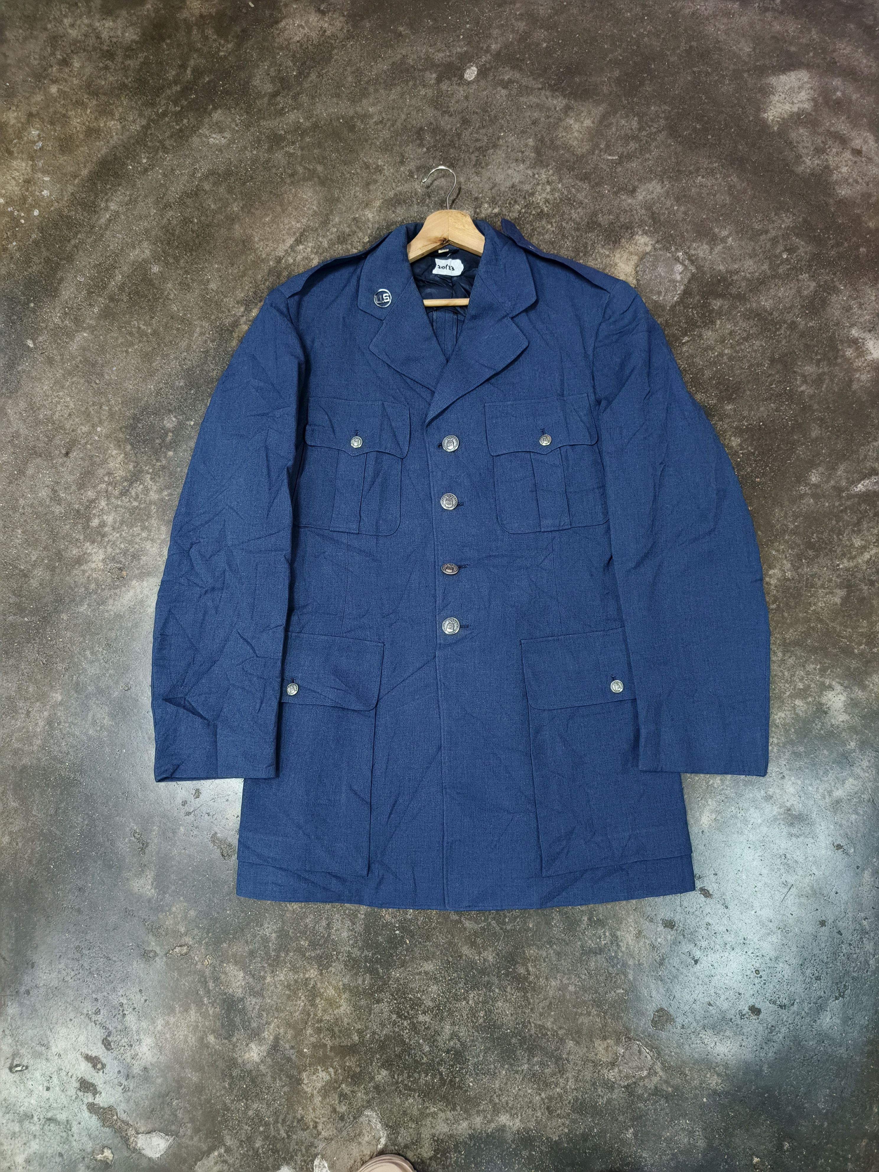Vintage Vintage 1961 US Air Force Coat Officer Dress Jacket USAF Size US S / EU 44-46 / 1 - 1 Thumbnail