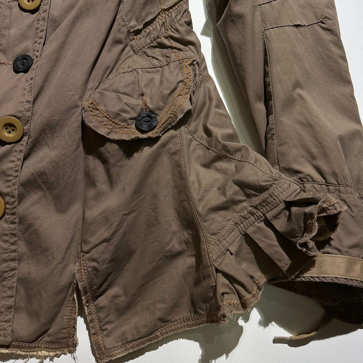 Marithe + Francois Girbaud 00’s Marithe Francois Girbaud Apocalypse Style Rope Jacket Size US M / EU 48-50 / 2 - 9 Thumbnail