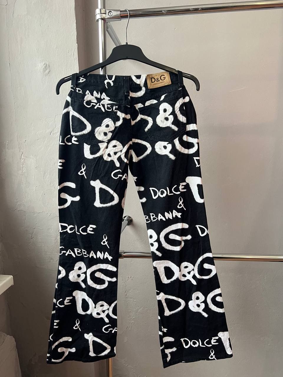 Dolce & Gabbana DILCE&GABBANA ARCHIVAL ICONIC GRAFFIC PRINT WOMEN PANTS 31 Size 31" - 13 Thumbnail