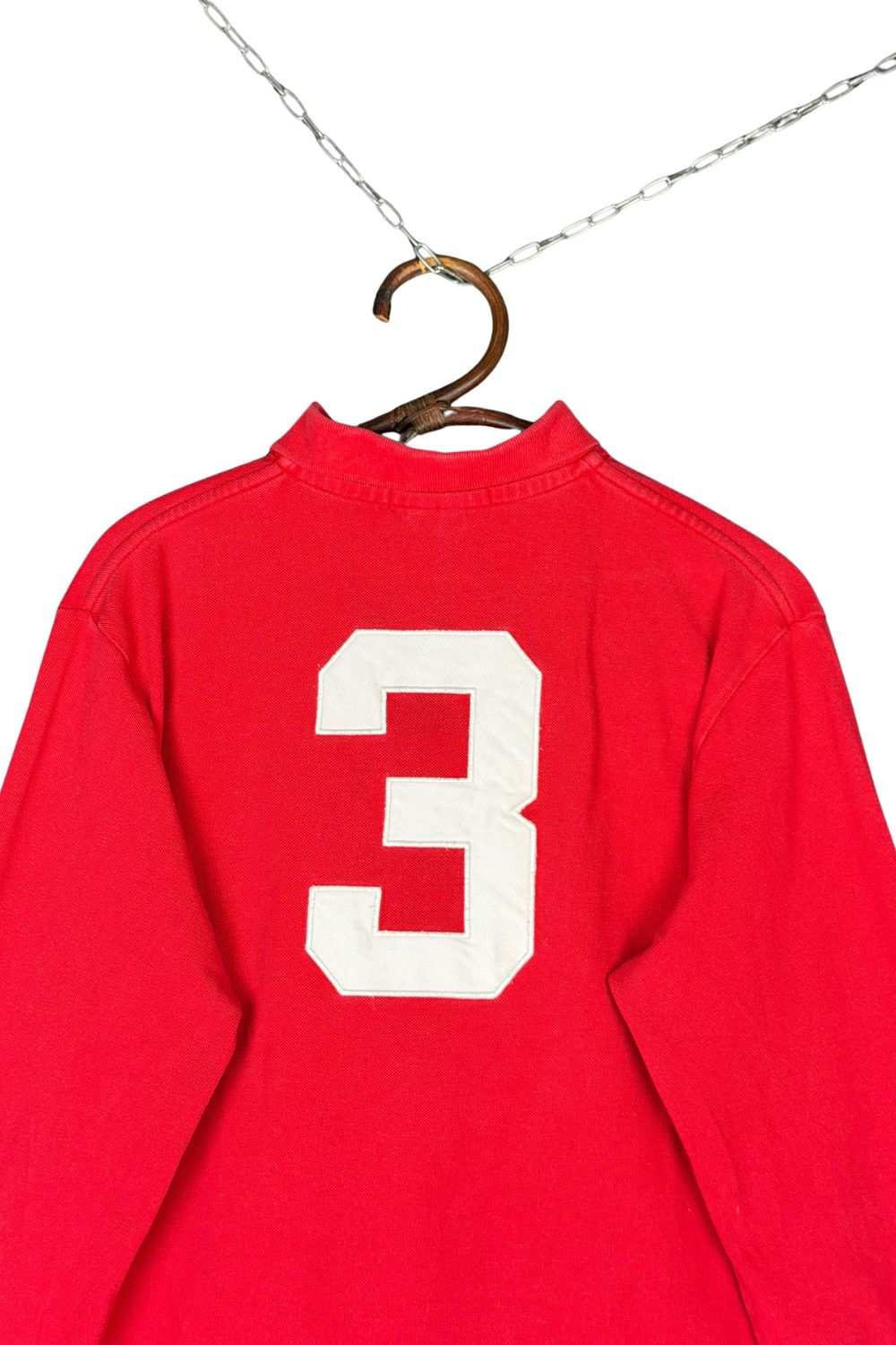 Polo Ralph Lauren Polo RL Big Pony Rugby Shirt LXVII Red Custom Fit Size L Size US M / EU 48-50 / 2 - 9 Thumbnail