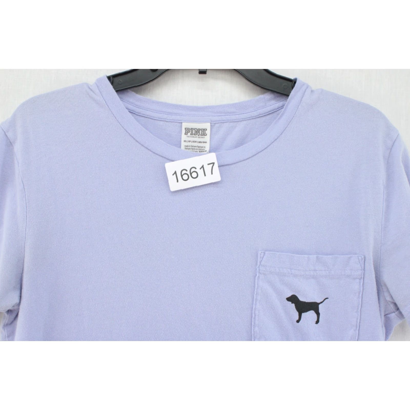 Victoria's Secret Victoria' Secret Pink Women's Pocket T-shirt XS Purple w/ Black Dog Logo Size XS / US 0-2 / IT 36-38 - 7 Thumbnail