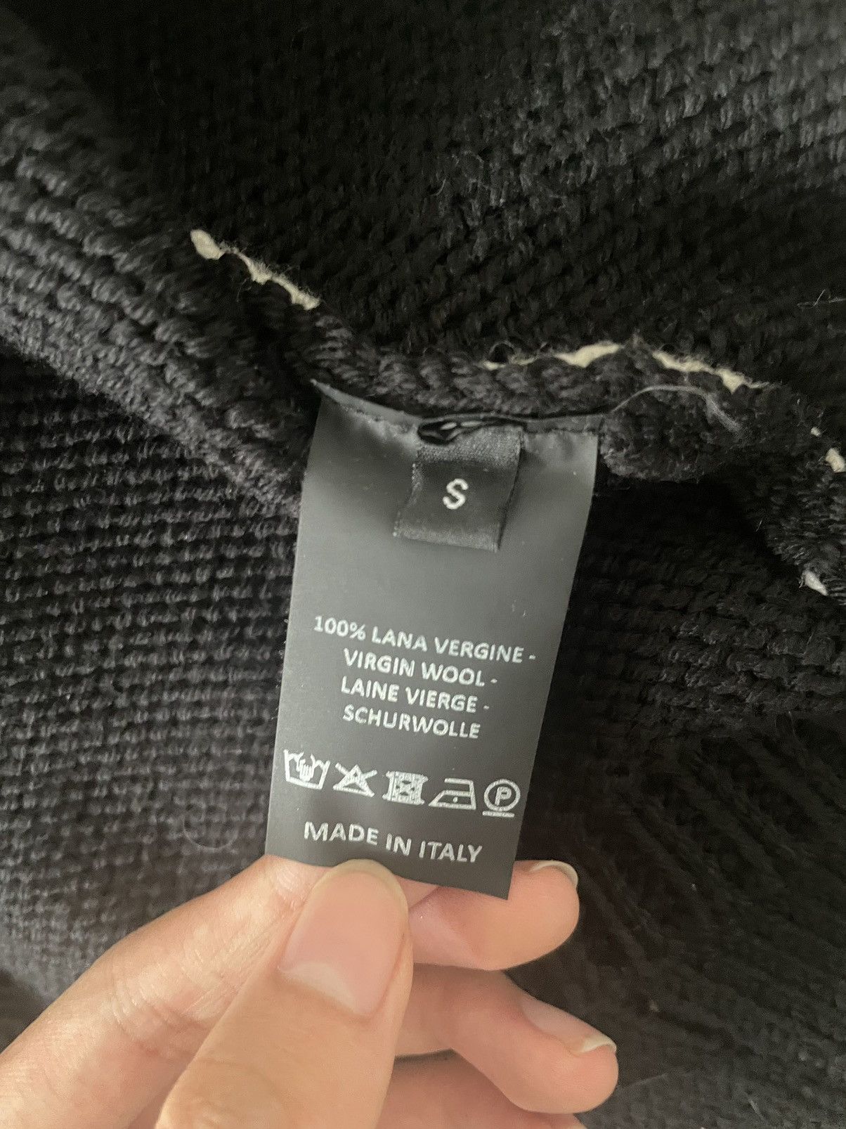 Raf Simons 🔥Raf Simons Black Smiley Face Knitted Sweater🔥 Size US S / EU 44-46 / 1 - 3 Thumbnail