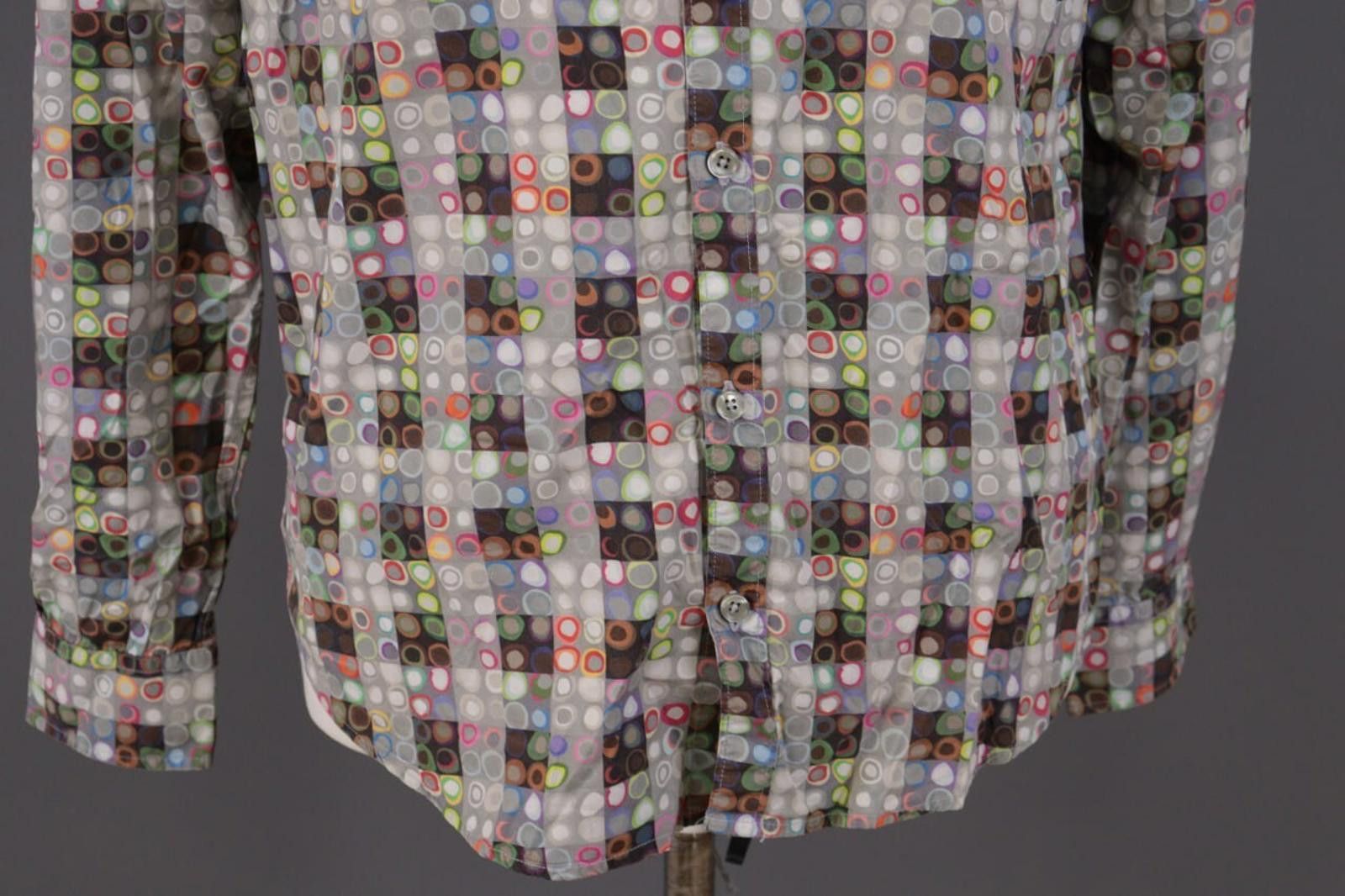 Desigual Desigual Regular Fit Multicolor Printet Shirt Sz L Size US L / EU 52-54 / 3 - 3 Thumbnail