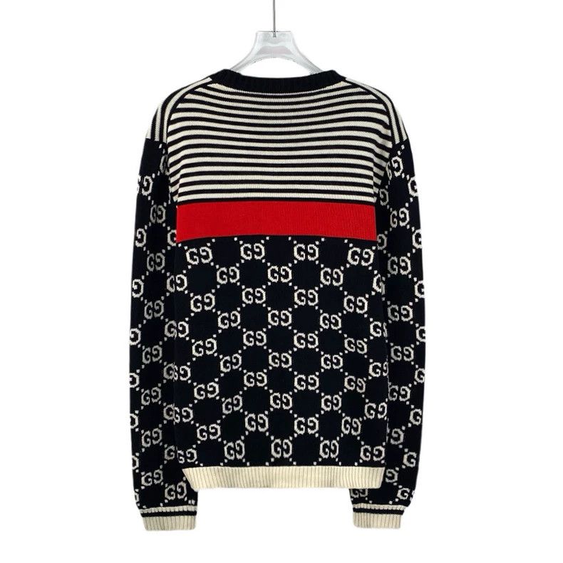 Gucci Gucci Color-matched striped logo jacquart full-print cotto Size US M / EU 48-50 / 2 - 2 Thumbnail