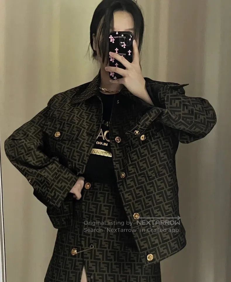 Other Fendi Versace x Manin Lao Hua Water Diamond Portrait Jacke Size US M / EU 48-50 / 2 - 9 Thumbnail