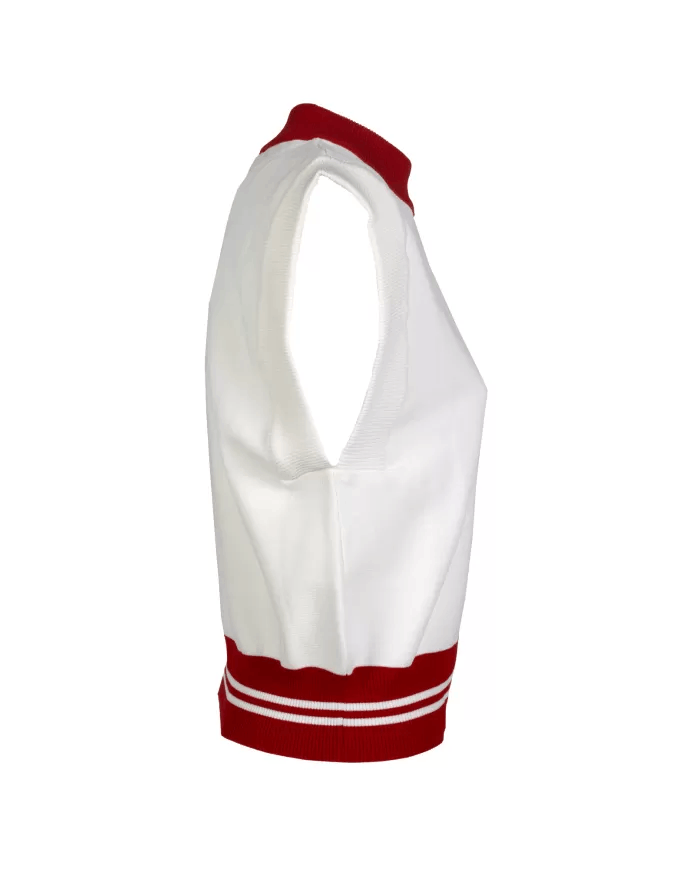 AUTRY o1y0725 Crewneck Sweater in White/Red Size L / US 10 / IT 46 - 3 Thumbnail