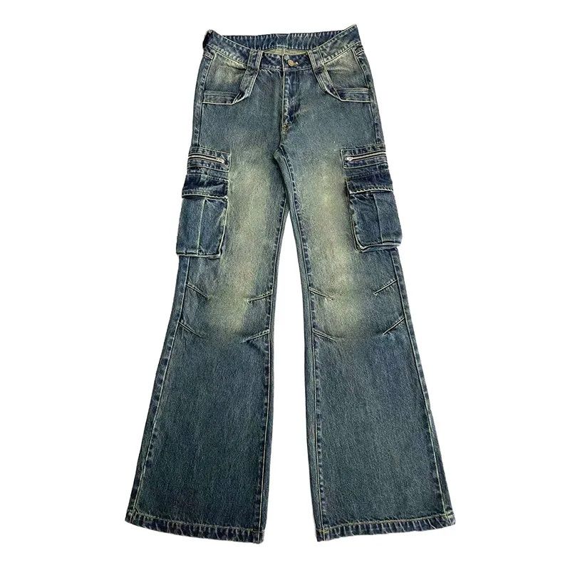 Japanese Brand Cargo Jeans Size 32" / US 10 / IT 46 - 3 Thumbnail