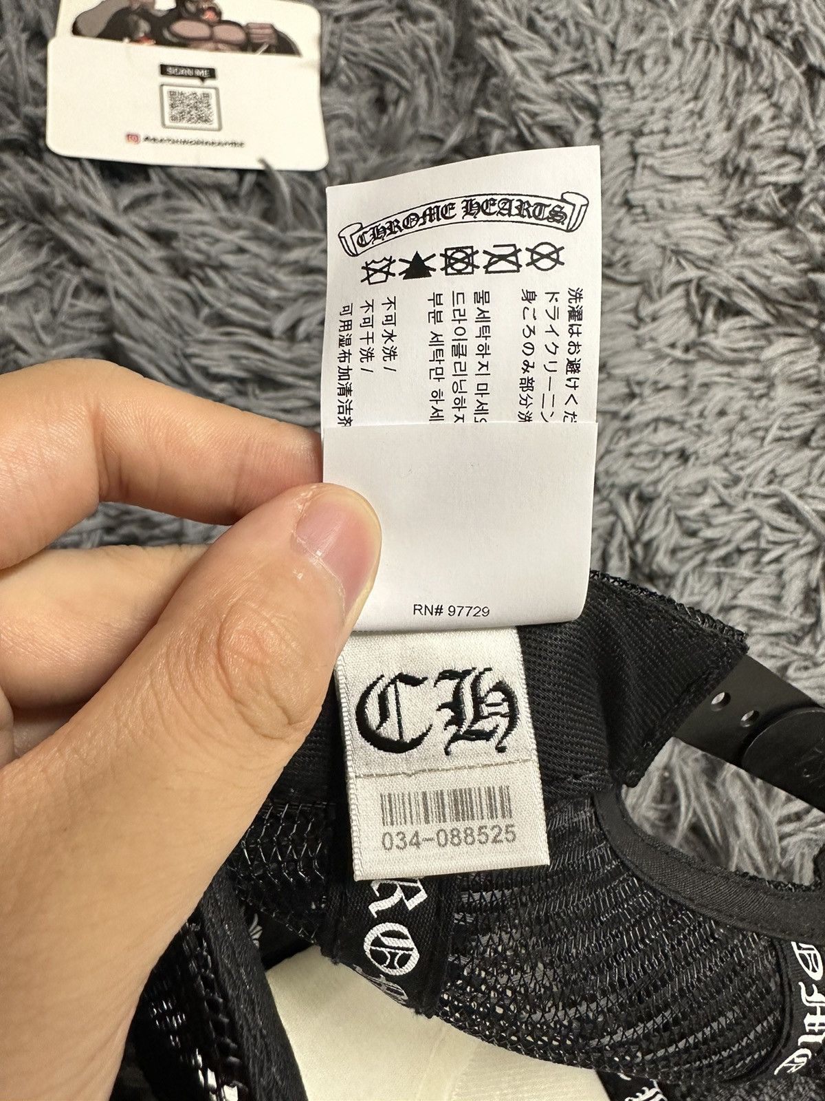 Chrome Hearts Chrome Hearts FUCK Hollywood Trucker Hat White Size ONE SIZE - 7 Thumbnail