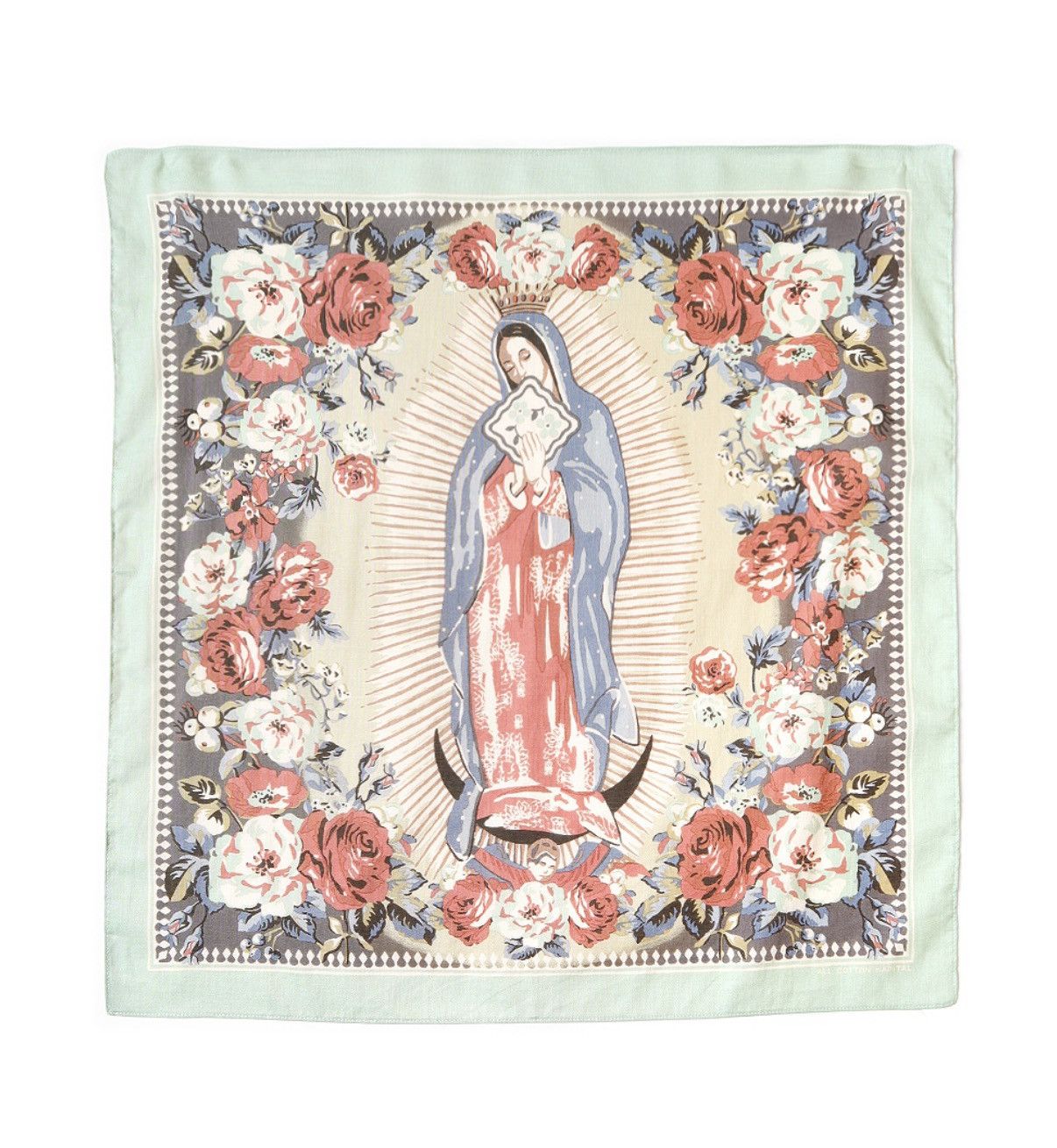 Kapital Kapital PECKISH MARIA bandana mint Size ONE SIZE - 1 Preview