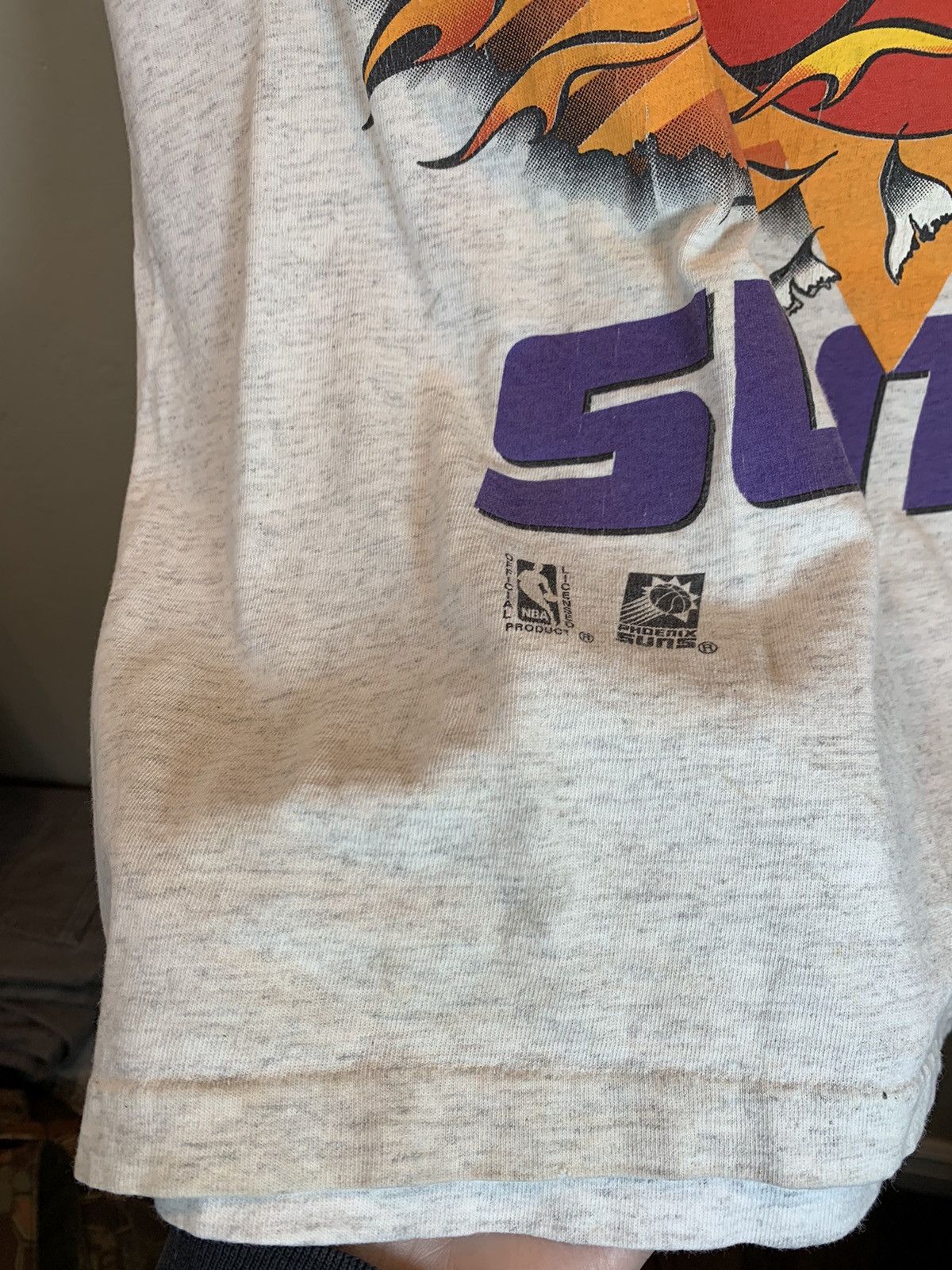 NBA × Nutmeg × Vintage *RARE* Vintage Phoenix Suns Breakthrough Nutmeg NBA T-Shirt Size US L / EU 52-54 / 3 - 6 Thumbnail