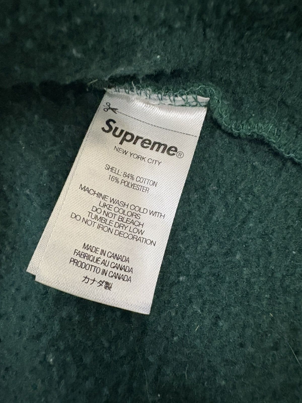 Supreme Supreme 2022 winter release dark green zip up small box logo Size US M / EU 48-50 / 2 - 11 Thumbnail