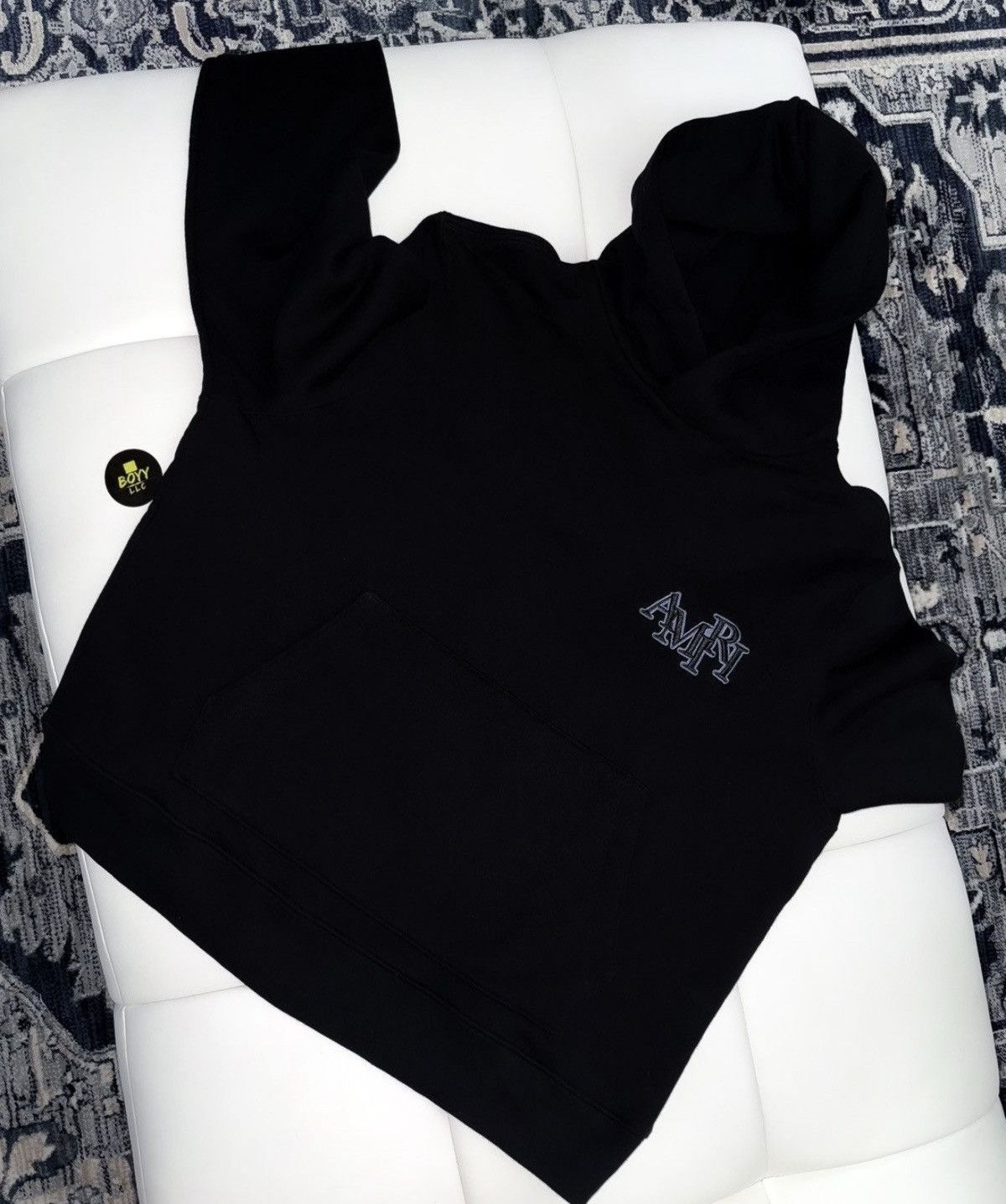 Amiri AMIRI STAGGERED LOGO hoodie Size US XL / EU 56 / 4 - 1 Thumbnail
