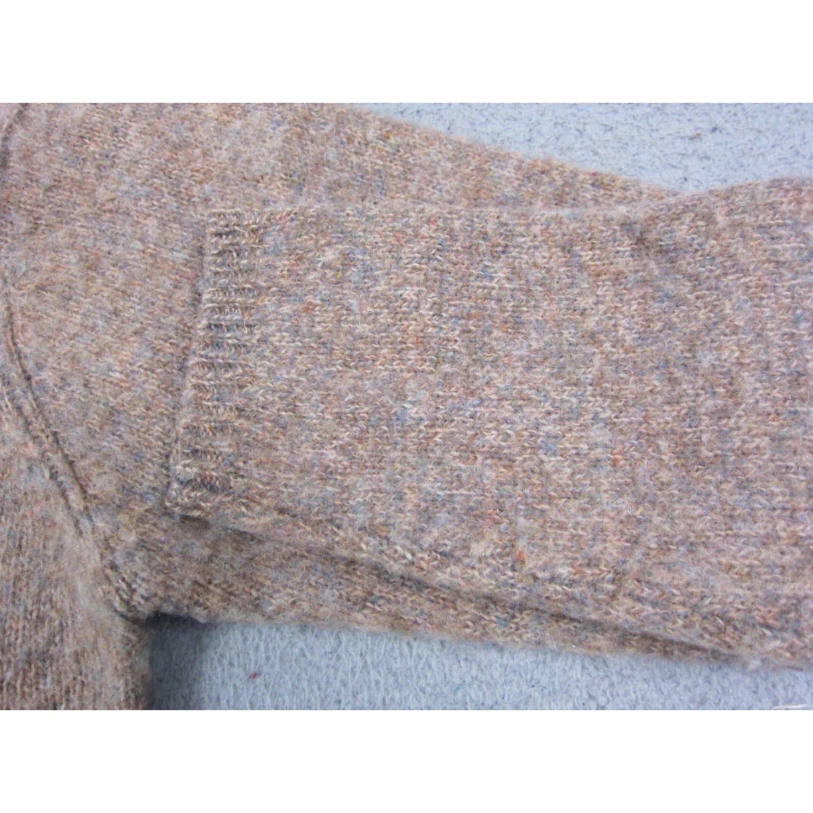 J. Jill VINTAGE J.Jill Sweater Womens XS Petite XSP Brown 100% Wool Knit Pullover Crew Neck Long Sleeve 90s City Classic Winter Fall Spring Mens/Womens Size XS / US 0-2 / IT 36-38 - 5 Thumbnail