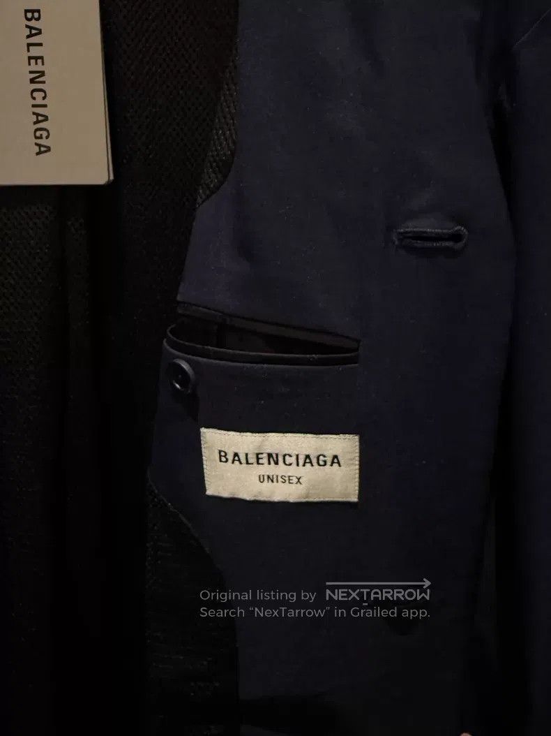 Balenciaga Balenciaga Solid Single Breasted Pocket Windbreaker Size XS / US 0-2 / IT 36-38 - 8 Thumbnail