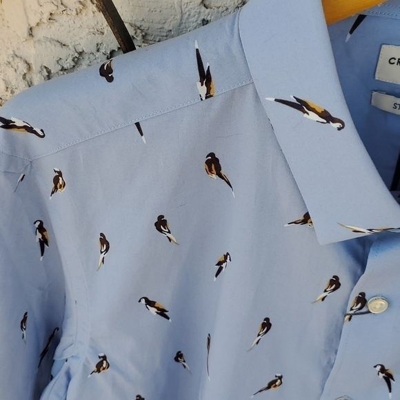 Other Crosby & Howard Stretch Fabric Light Blue Button Down LS Bir Size US XL / EU 56 / 4 - 5 Thumbnail
