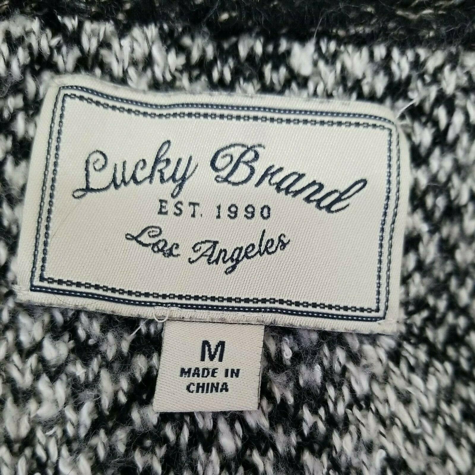 Lucky Brand Lucky Brand M STARGAZER Open Cardigan Knit Ikat Marled Herri Size M / US 6-8 / IT 42-44 - 5 Thumbnail