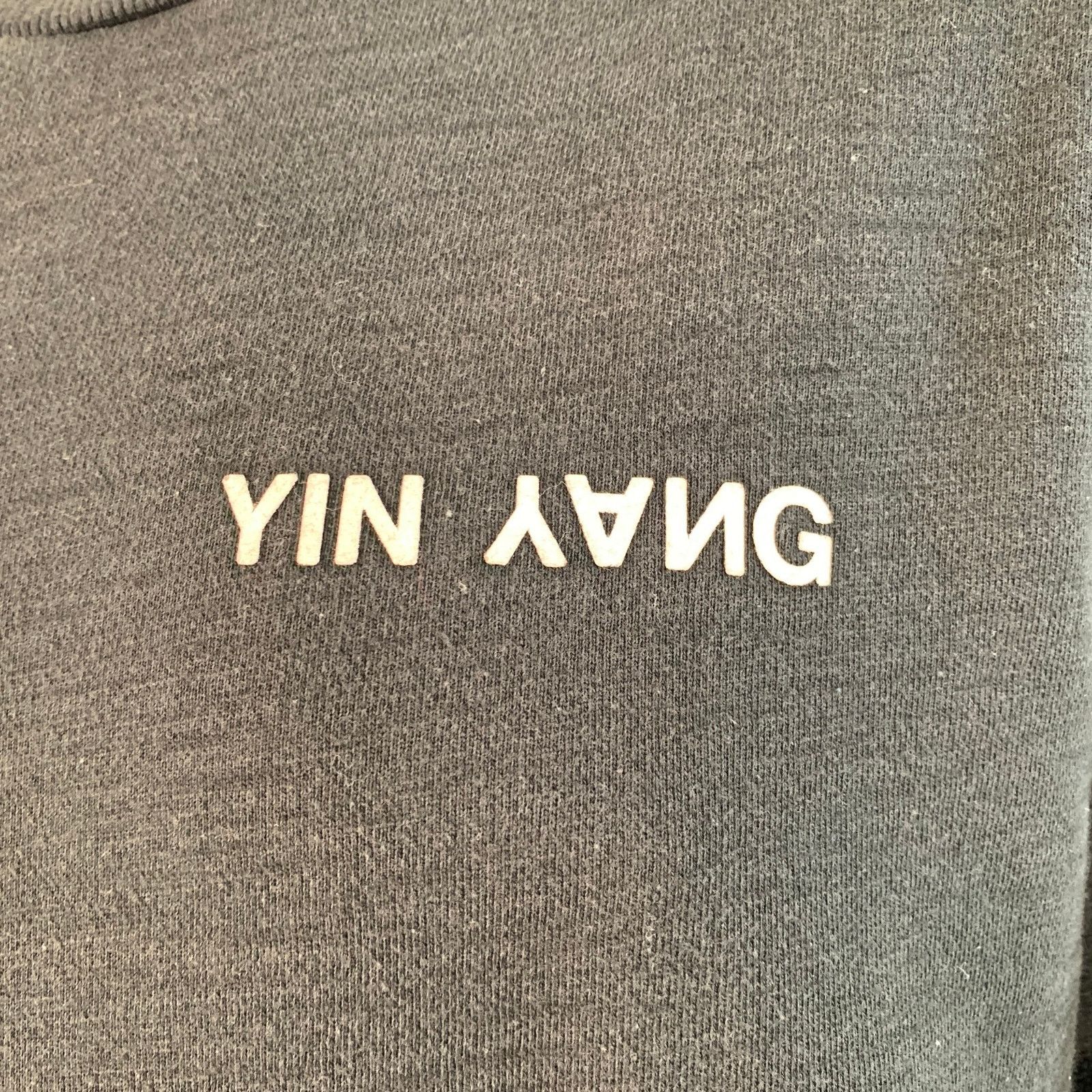 Rag & Bone XXL Yin Yang Black White Print Cotton Crew Neck Sweatshirt Size US XXL / EU 58 / 5 - 2 Thumbnail