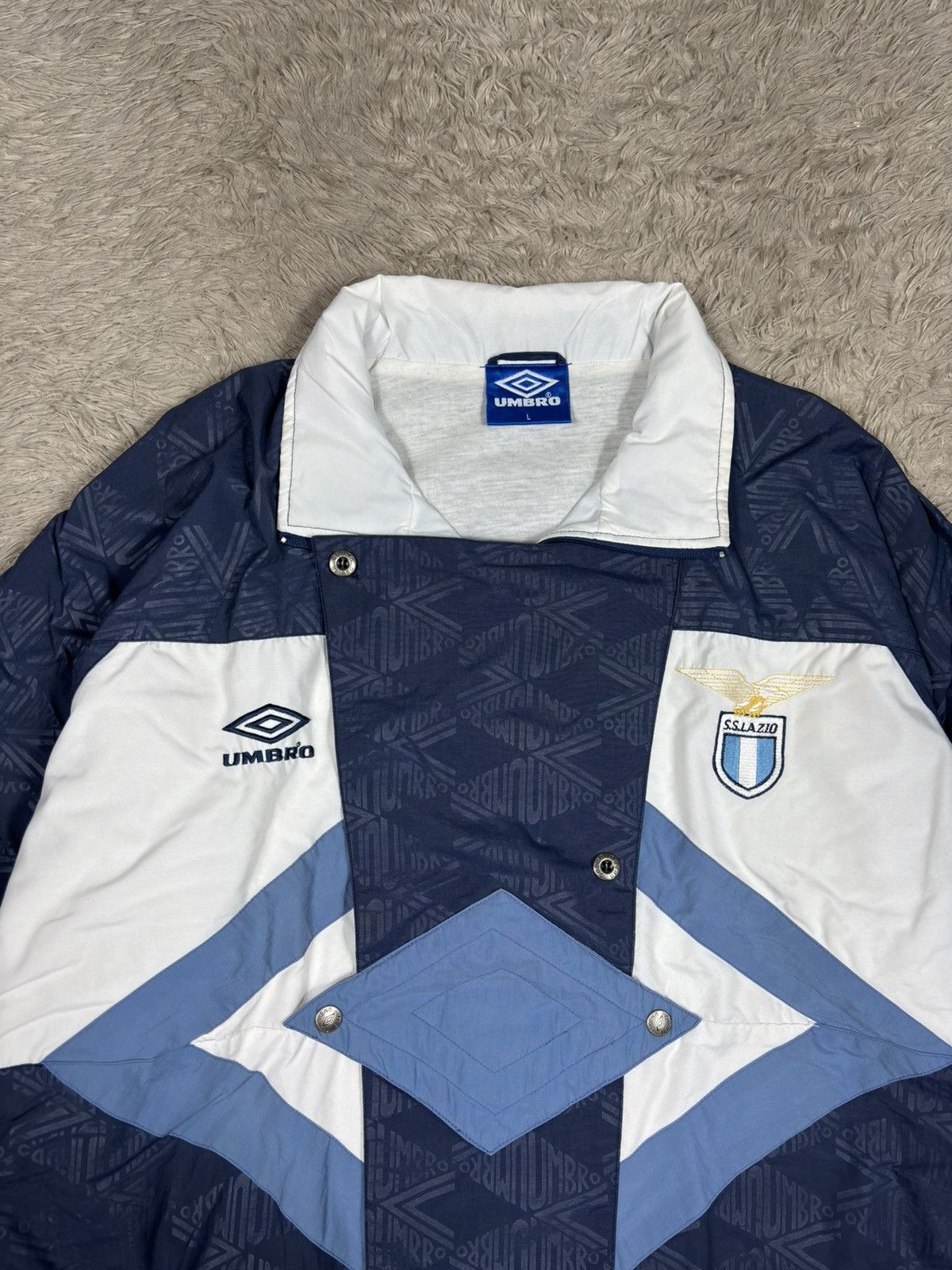 Umbro vintage 1992-1993 umbro lazio tracksuit top | Grailed