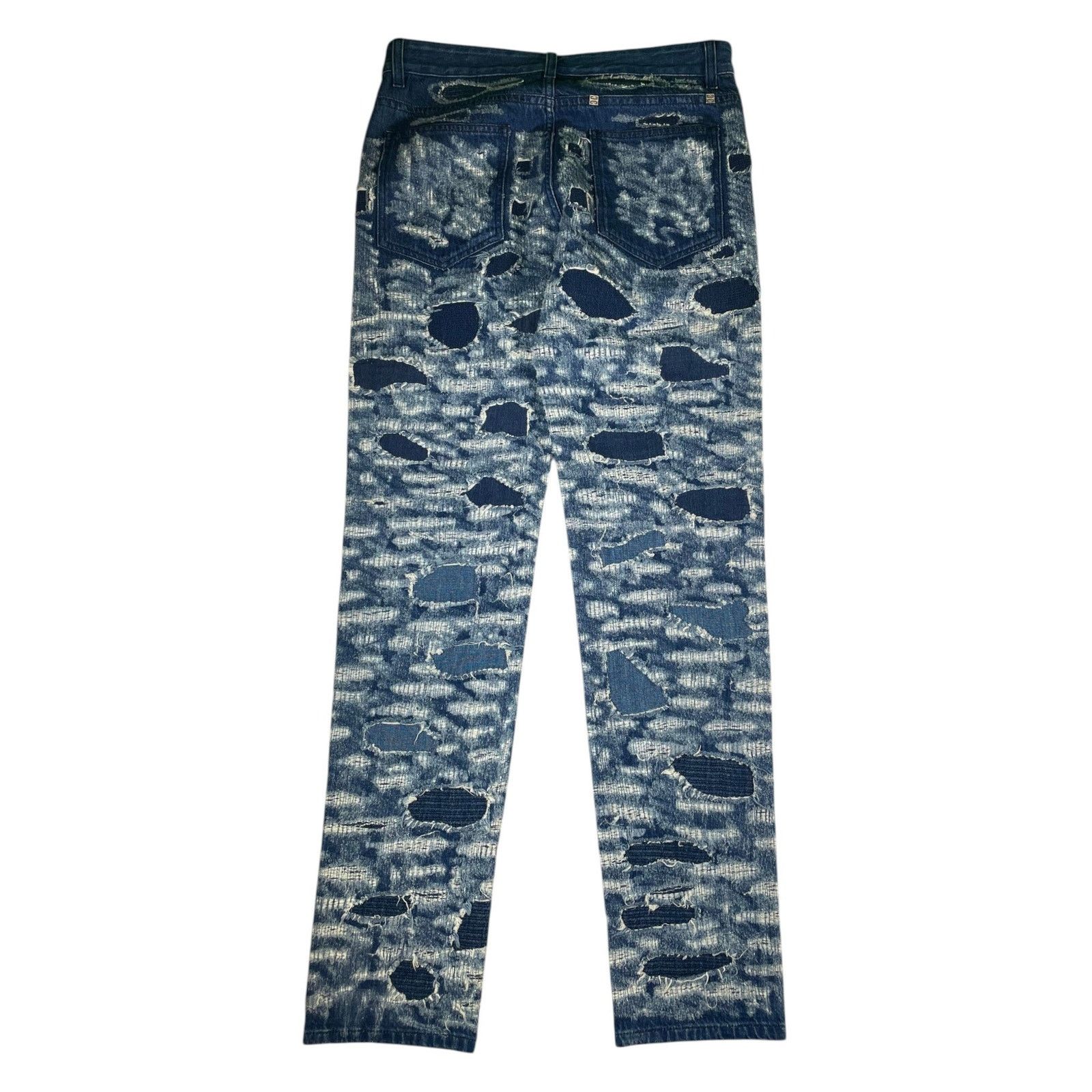 Givenchy Givenchy Distressed Dark Wash Jeans Size US 32 / EU 48 - 2 Thumbnail
