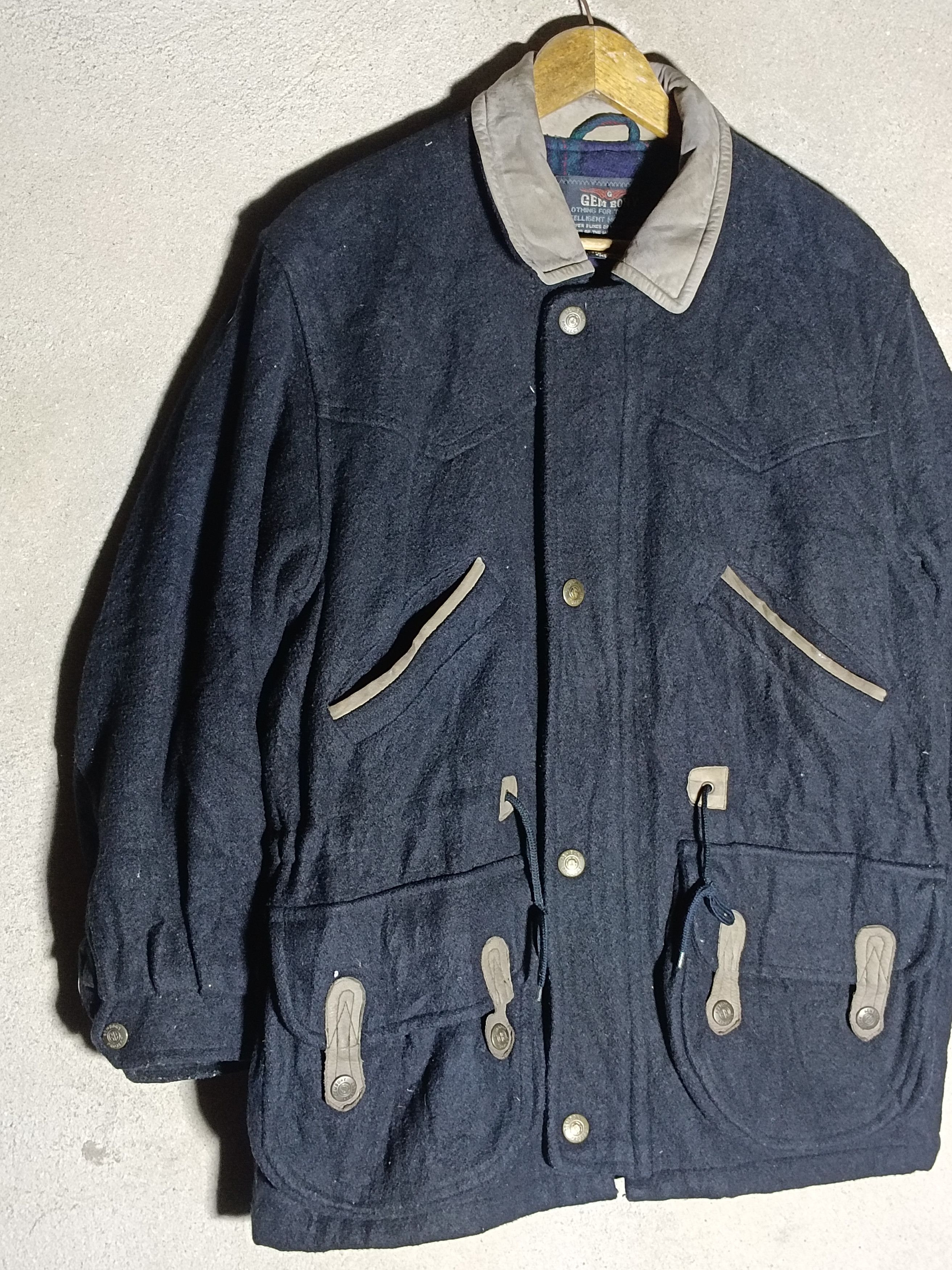 Vintage Vintage 50s American Style Bomber Jacket by Gembony Size US M / EU 48-50 / 2 - 2 Thumbnail