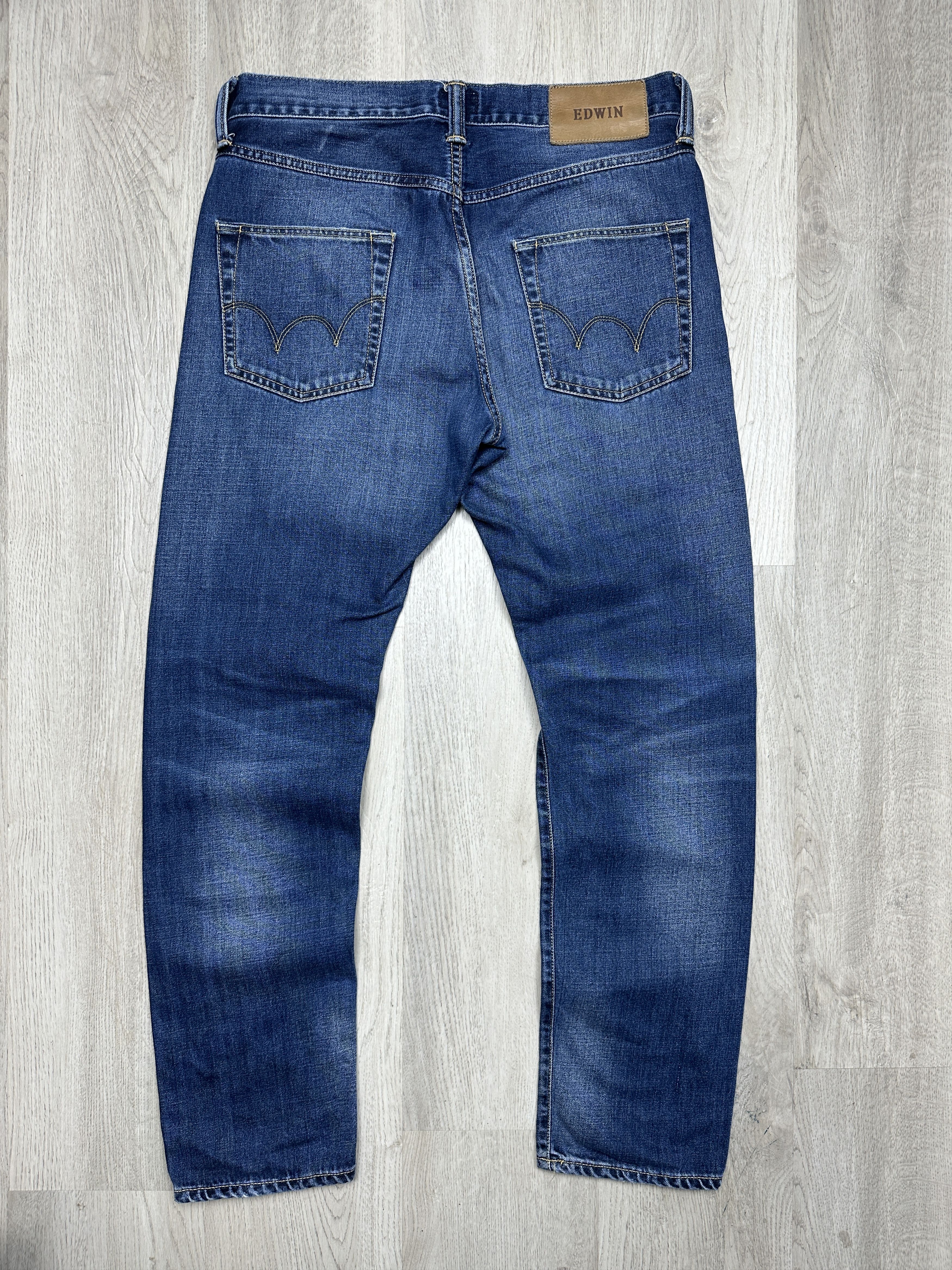 Edwin Edwin Mens Regular Tapered Denim Pants Jeans Size US 30 / EU 46 - 5 Thumbnail