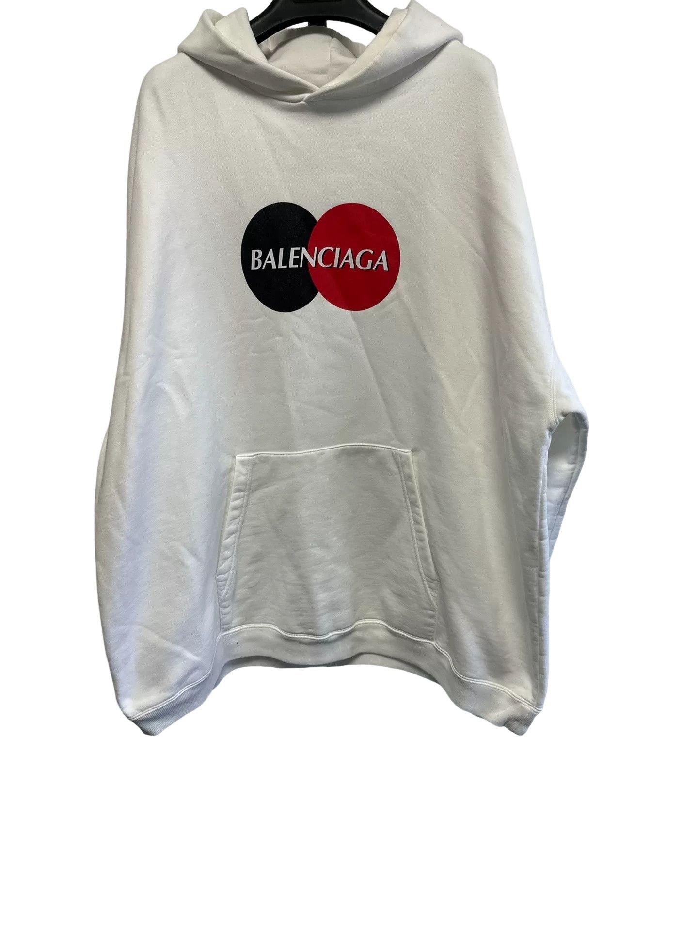 Balenciaga Balenciaga MasterCard Logo Hoodie White XS Size US XS / EU 42 / 0 - 1 Thumbnail