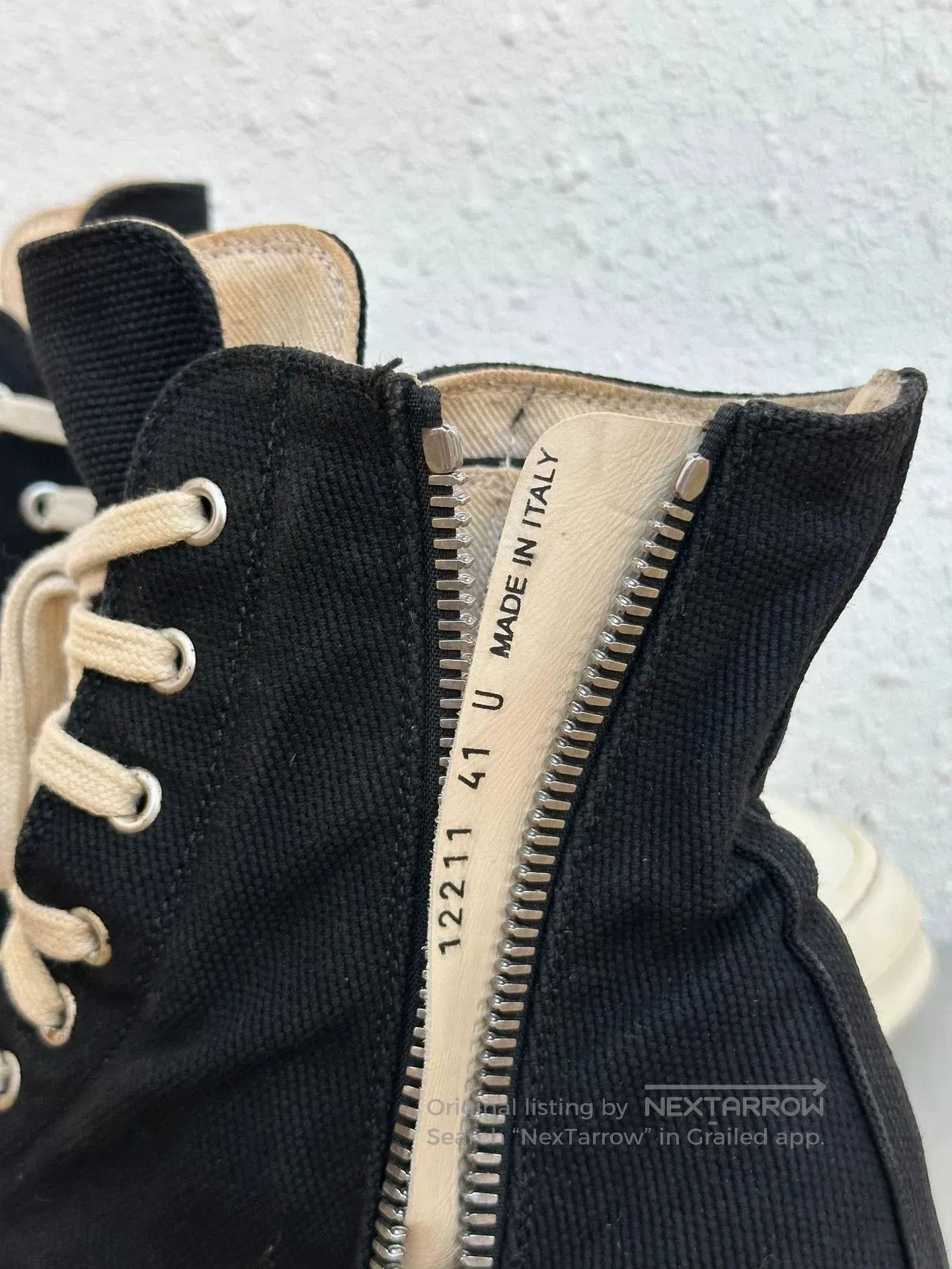 Rick Owens Drkshdw Rick Owens DRKSHDW Canvas Sneakers. Size US 8 / EU 41 - 7 Thumbnail