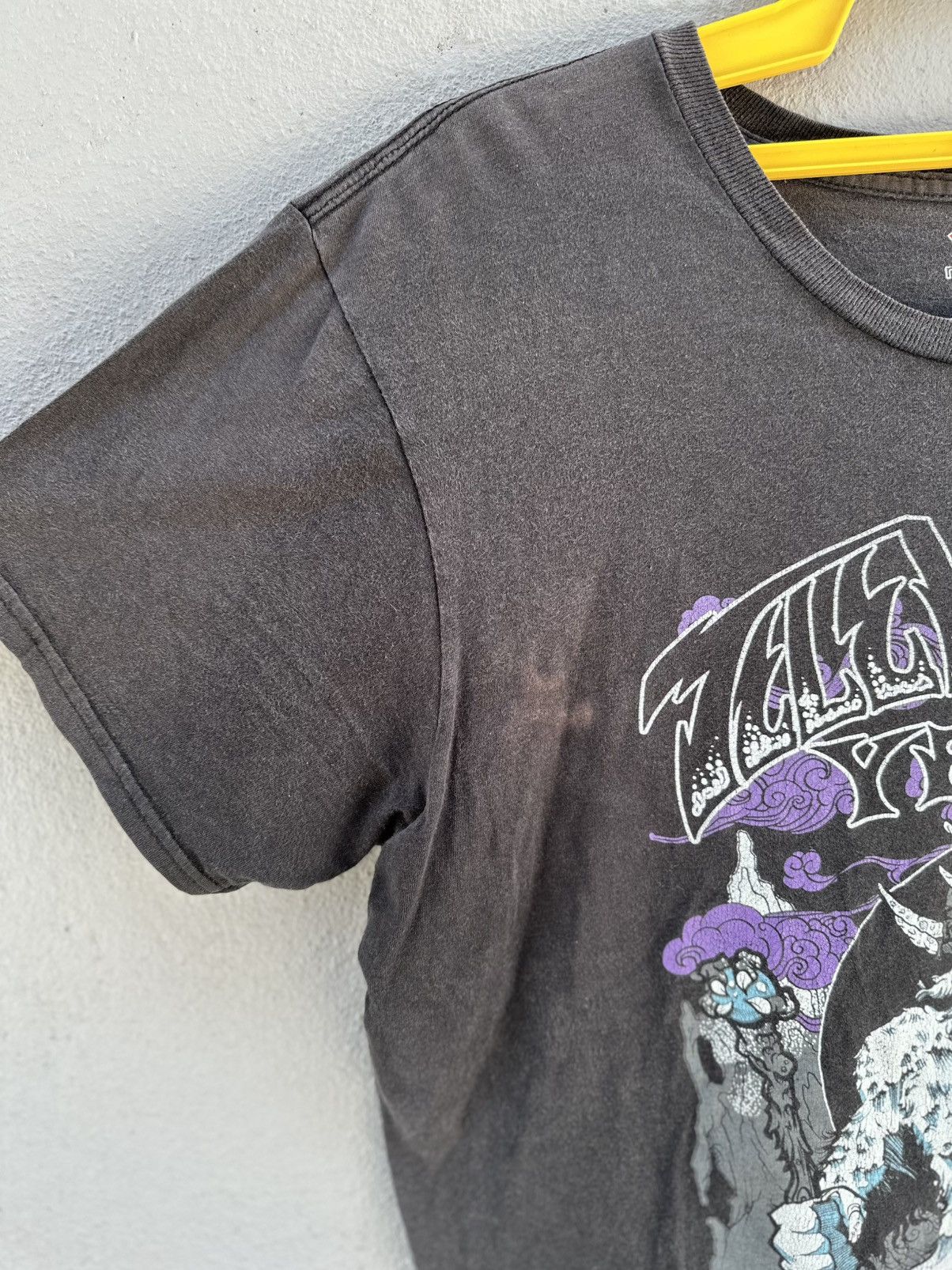 Band Tees Thrashed Y2K Telekinetic Yeti Stoner Rock Sun Faded Grunge T Size US L / EU 52-54 / 3 - 5 Thumbnail