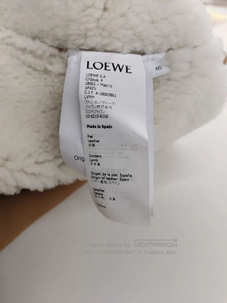 Loewe Loewe Brown Hooded Faux Fur and Leather Jacket Size S / US 4 / IT 40 - 4 Thumbnail