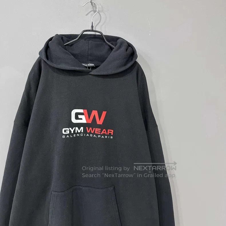 Balenciaga Balenciaga Classic GW Printed Hoodie Size US S / EU 44-46 / 1 - 3 Thumbnail