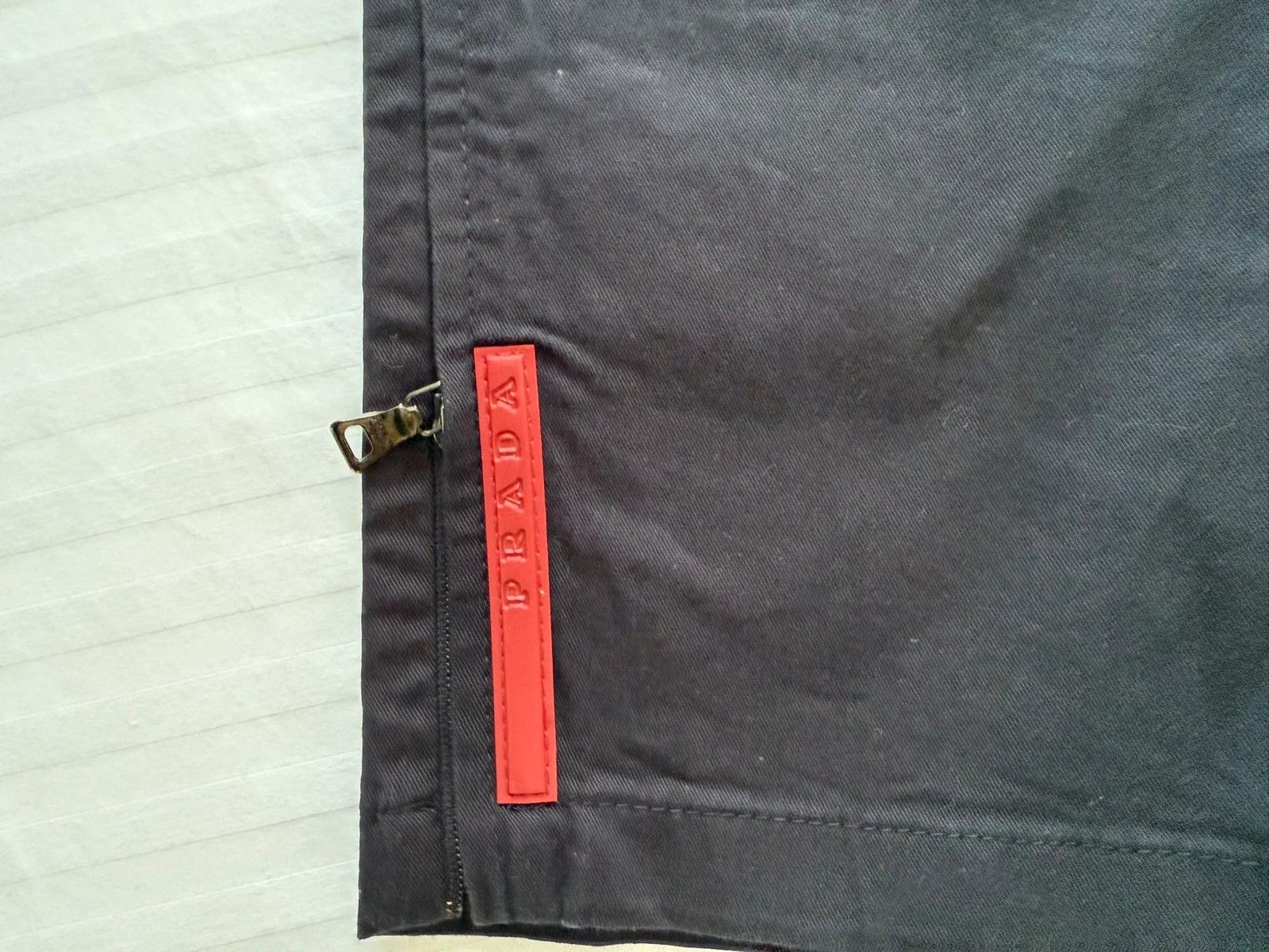 Prada Prada Linea Rossa Navy Pants Red Tag Size US 30 / EU 46 - 2 Thumbnail