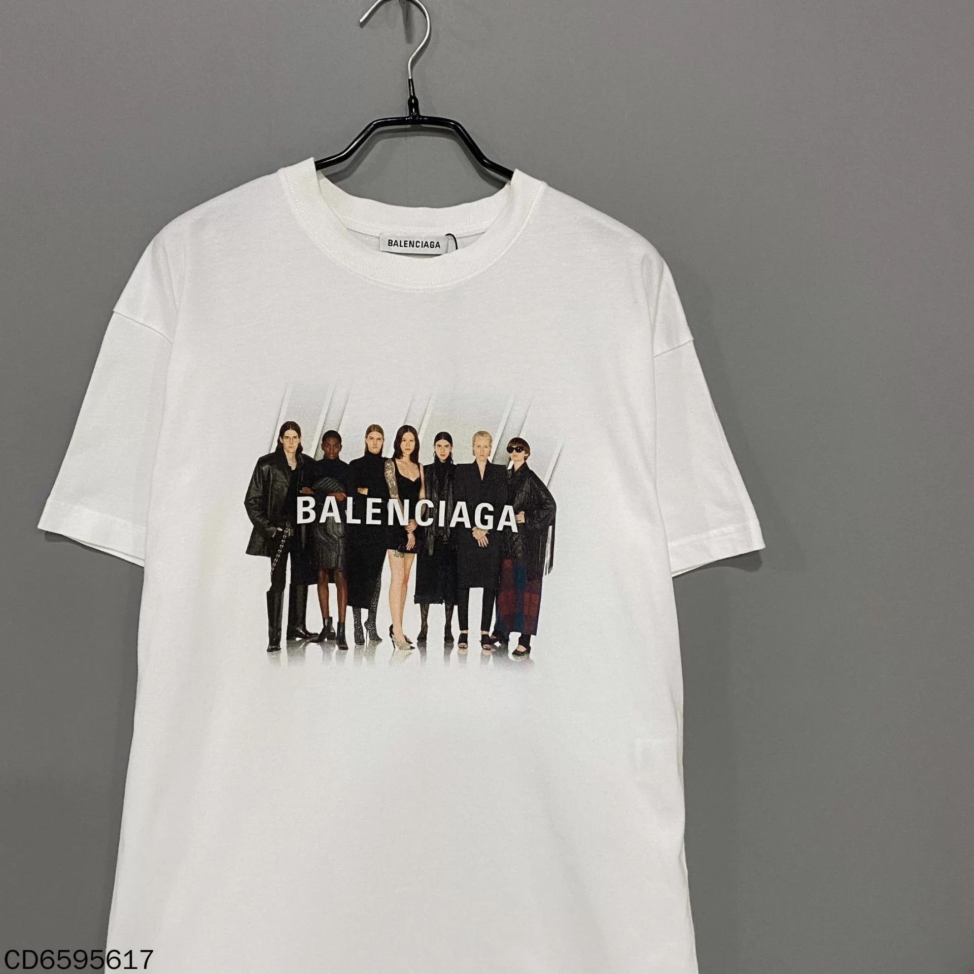 Balenciaga Balenciaga White Band Graphic Print SS Tee XS Size XS / US 0-2 / IT 36-38 - 2 Thumbnail