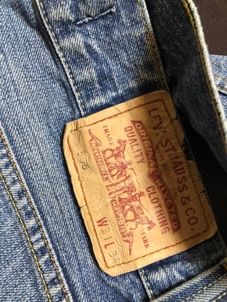 Levi's Vintage USA 90’s Levi’s 506 Button Fly Cut Off Shorts Size US 31 - 4 Thumbnail