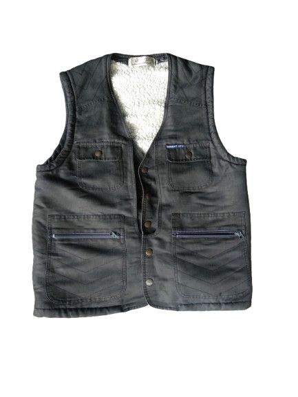 If Six Was Nine × Japanese Brand × Vintage Garmen City Fur Vest Size US M / EU 48-50 / 2 - 2 Thumbnail