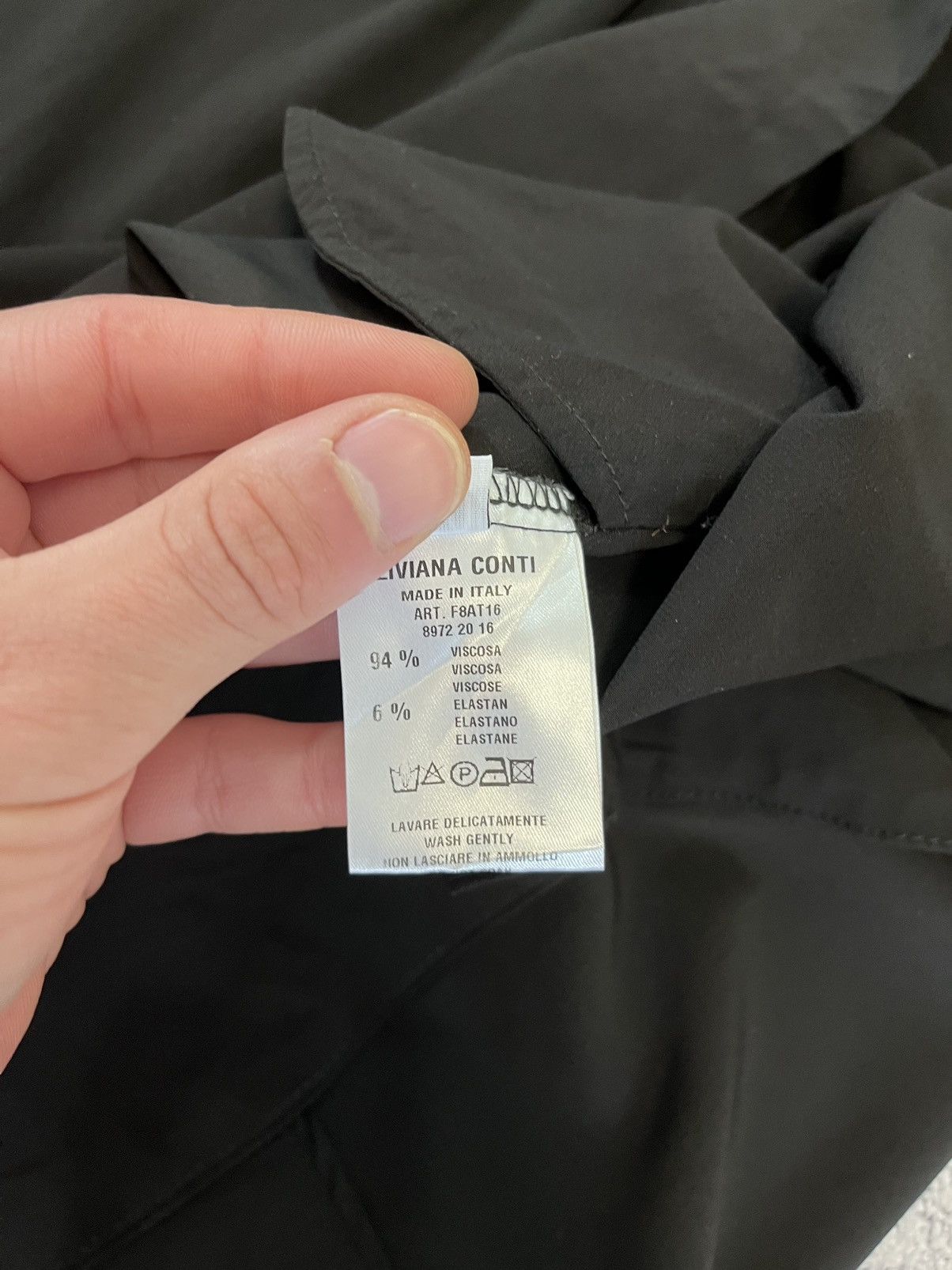 Other Liviana Conti Women Dress Viscose Black Size 40 Size S / US 4 / IT 40 - 10 Thumbnail