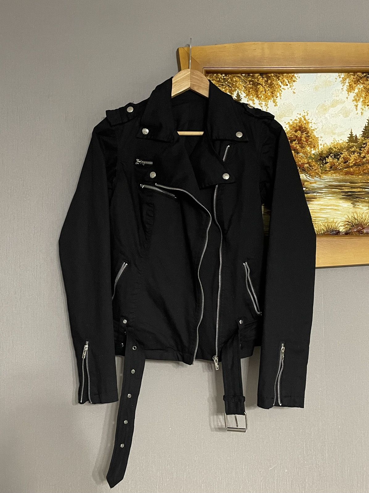Tripp NYC Tripp Nyc Crazy Cotton Biker Black Jacket Opium Y2K Gothic Size S / US 4 / IT 40 - 2 Thumbnail