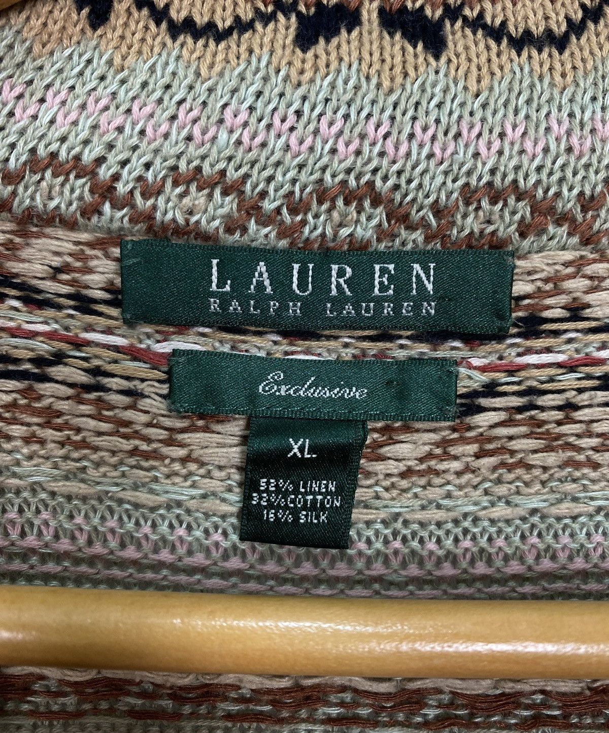 Lauren Ralph Lauren Lauren Ralph Lauren Exclusive Knitted Top Buttons Up Size XL / US 12-14 / IT 48-50 - 3 Thumbnail