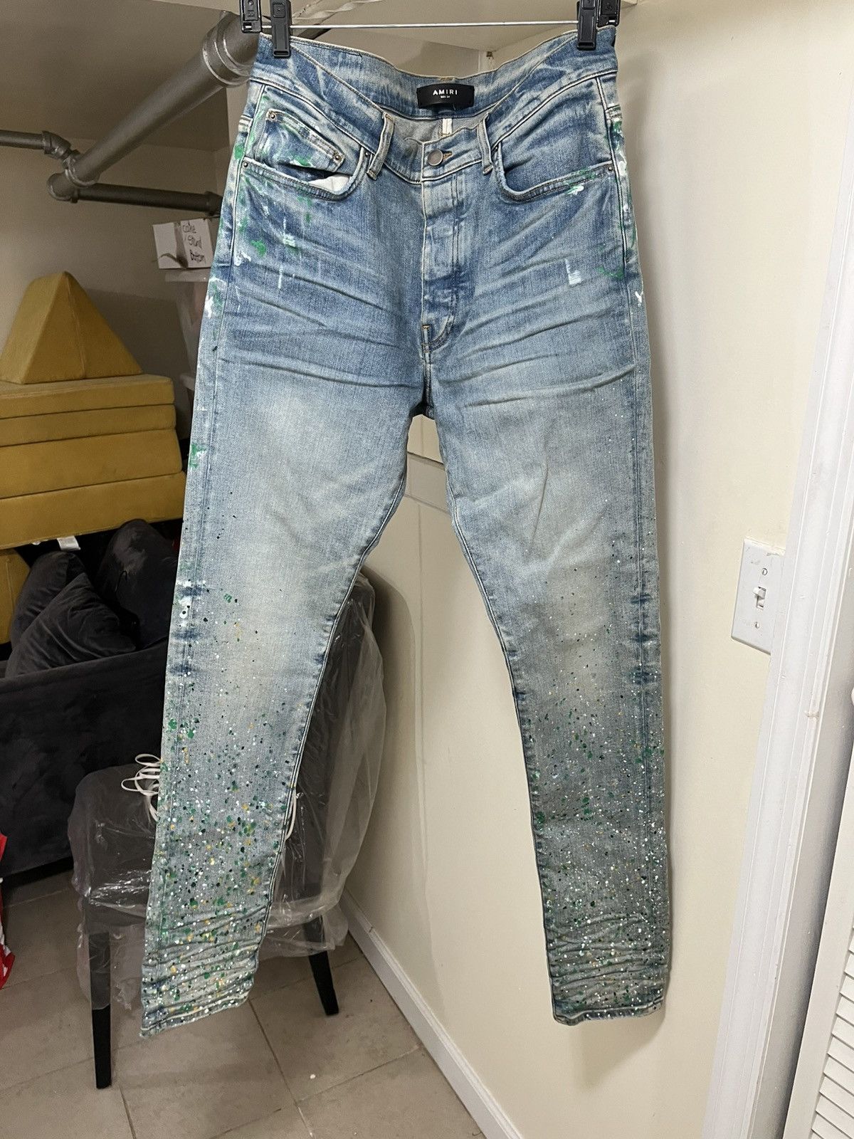 Amiri Amiri Painter Skinny Jeans Sz 34 Size US 34 / EU 50 - 1 Thumbnail