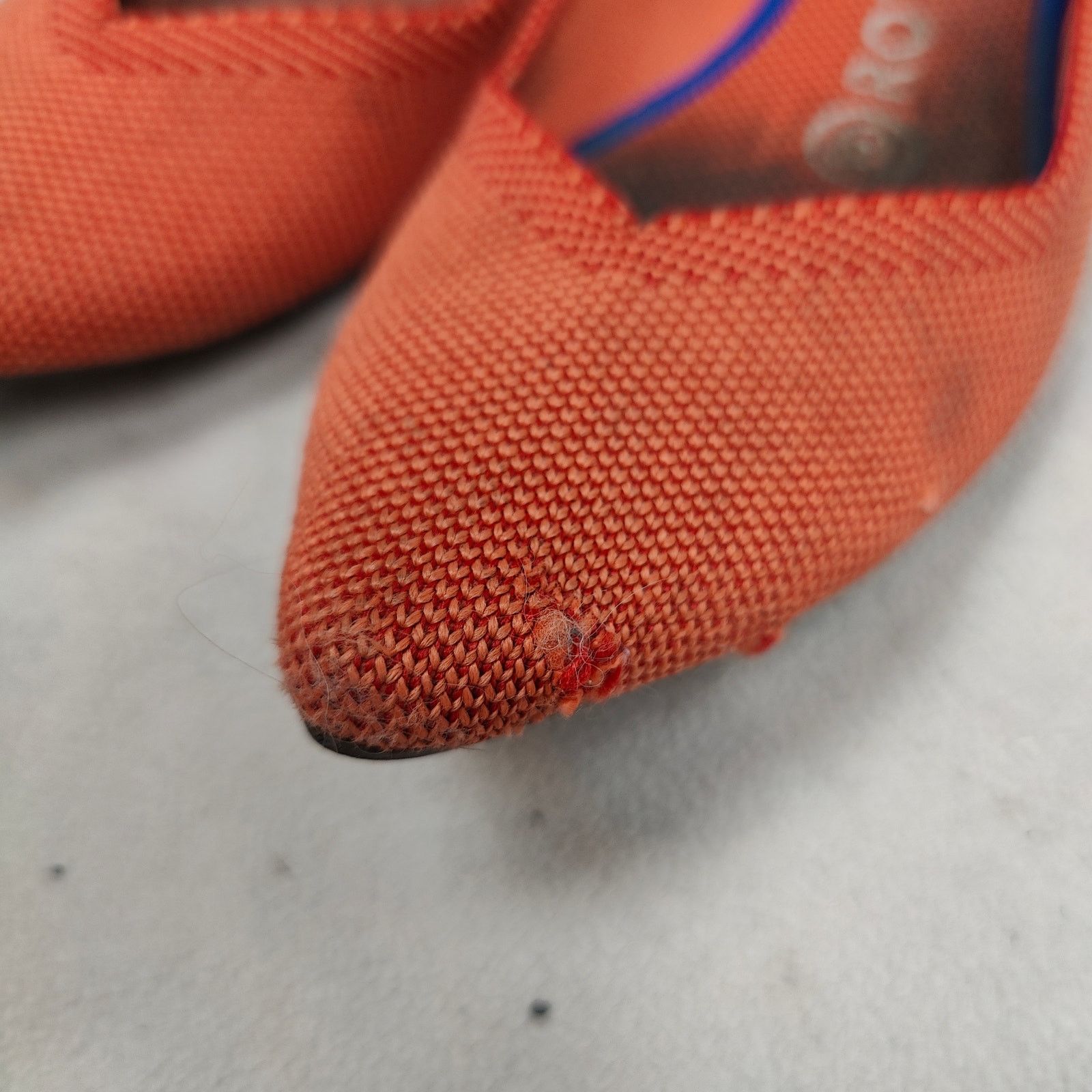 Other Rothy's The Point Flats Womens 6 Persimmon Orange Size US 6 / IT 36 - 3 Thumbnail