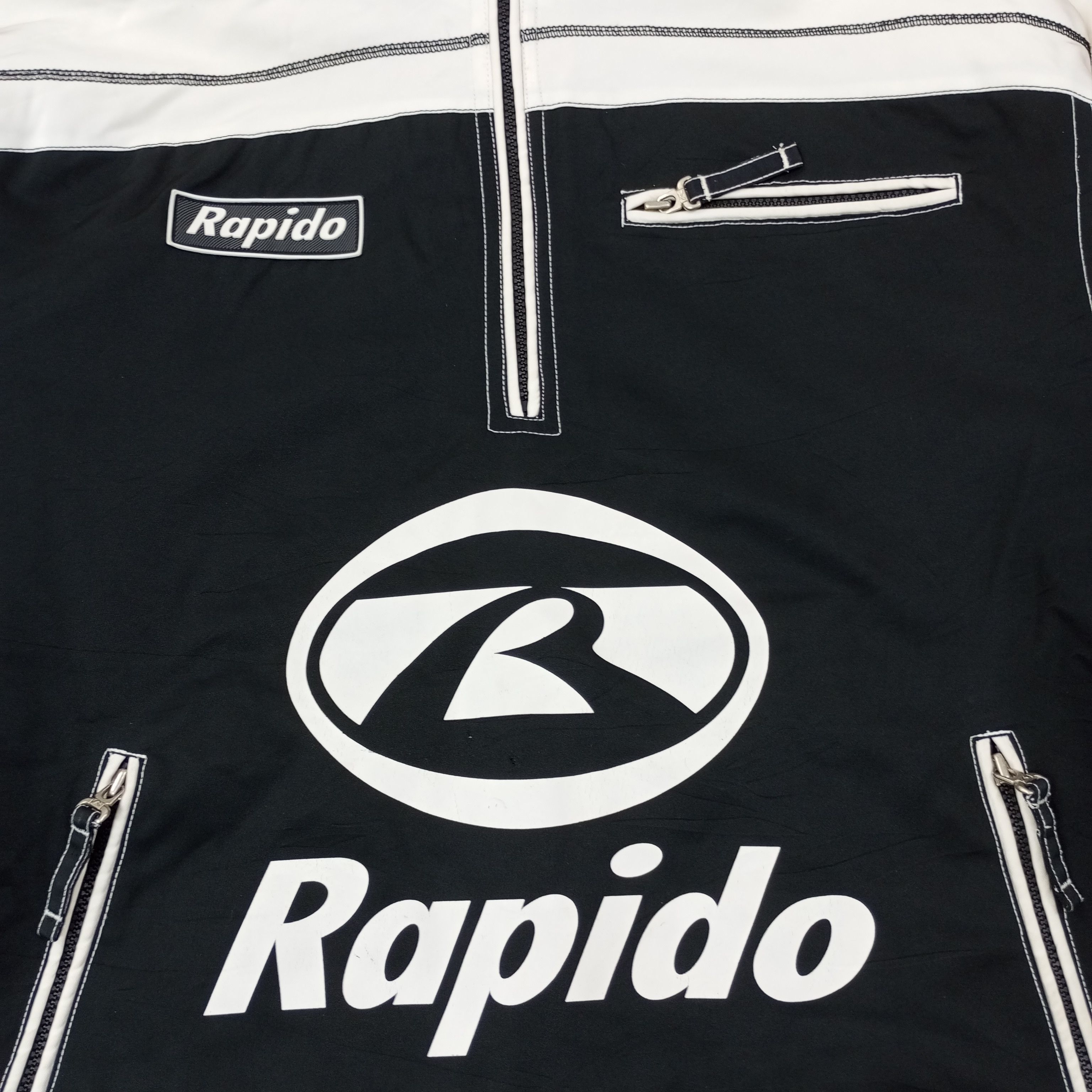 Vintage Rapido Winter Style Half Zipper Jacket c251n Size US XXL / EU 58 / 5 - 2 Thumbnail