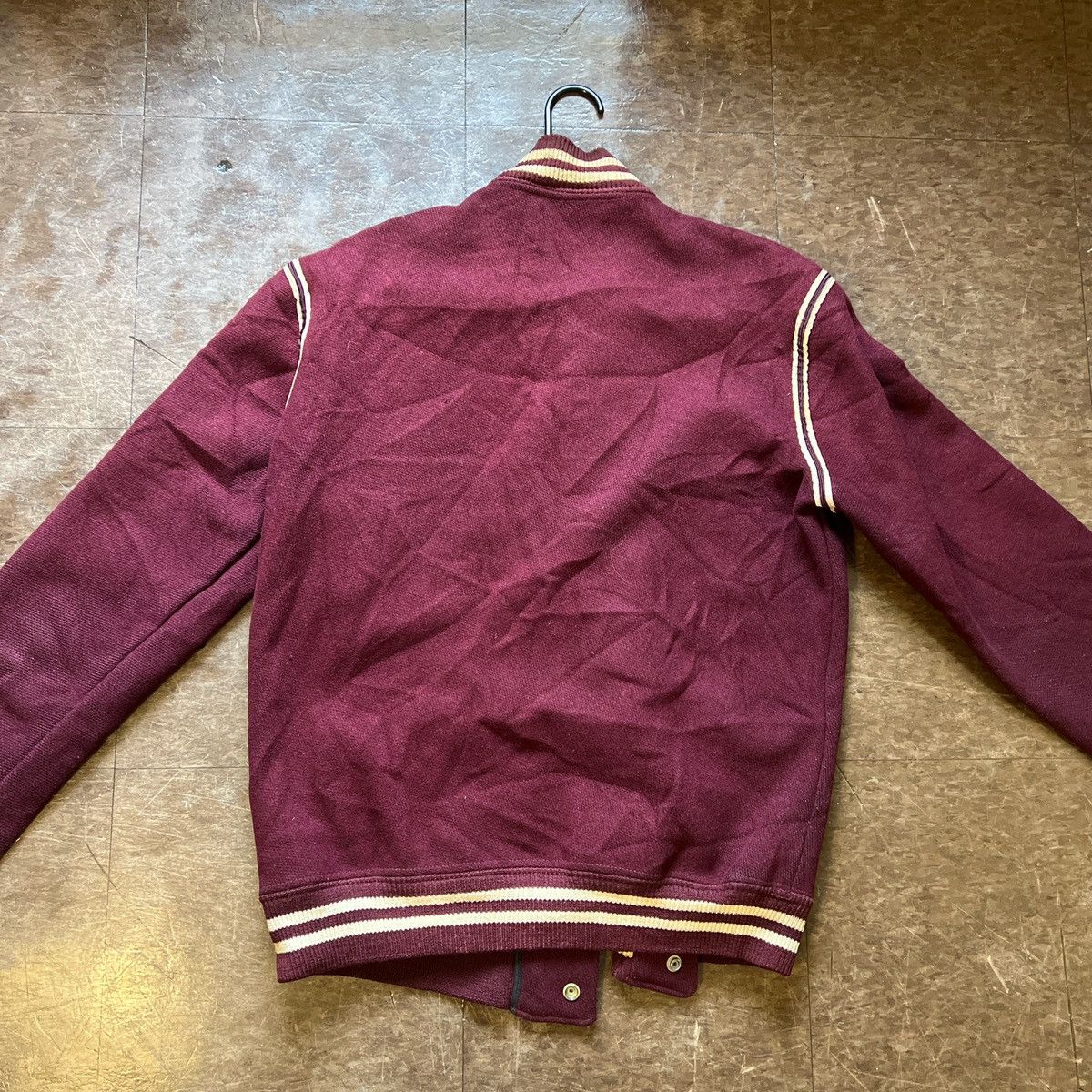 Vintage Vintage Maroon 60’s Varsity Jacket Size US L / EU 52-54 / 3 - 6 Thumbnail
