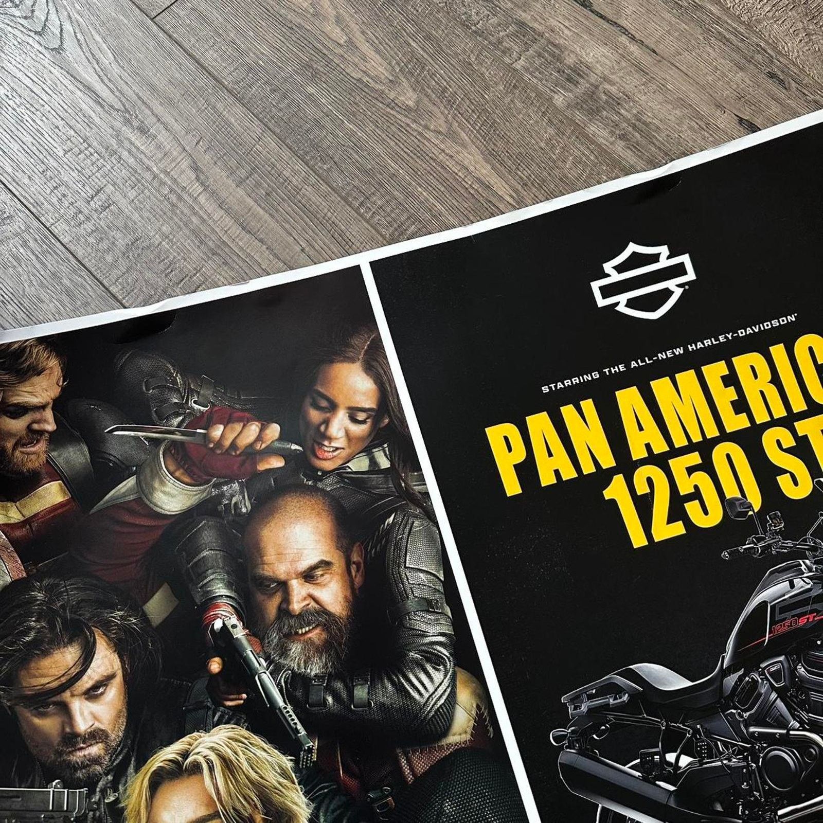 Harley Davidson × Marvel Comics Marvel Thunderbolts Harley Davidson Movie Promo Poster Print Size ONE SIZE - 7 Thumbnail