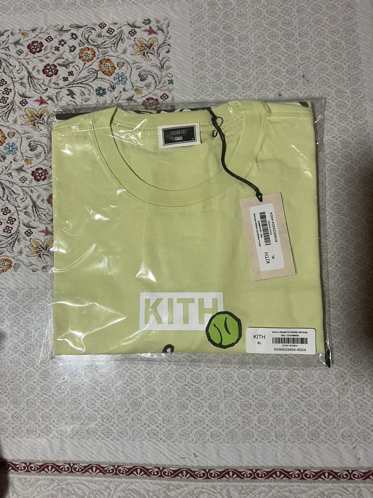 Kith × Peanuts Kith for Peanuts Tennis Vintage Tee in cucumber T-Shirt XL Size US XL / EU 56 / 4 - 6 Thumbnail