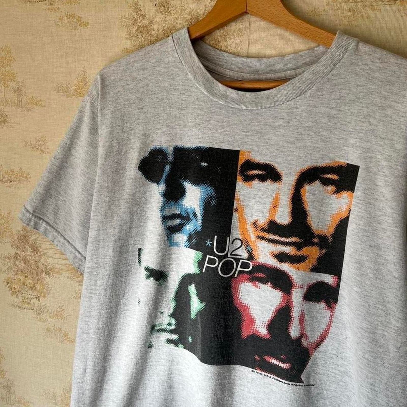 Vintage Vintage 1997 U2 PopMart Tour T-Shirt | Pop Art Portraits | L Size US L / EU 52-54 / 3 - 2 Thumbnail