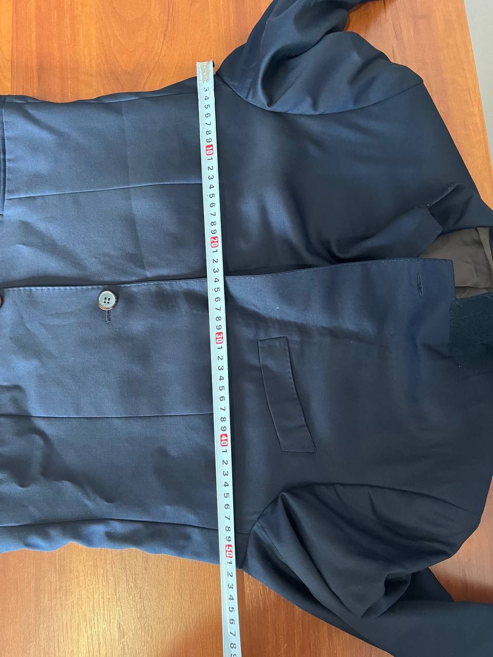 Suitsupply 2017 SUITSUPPLY BLUE PLAIN NAVY CLASSIC MENS SUIT Size 48S - 18 Thumbnail